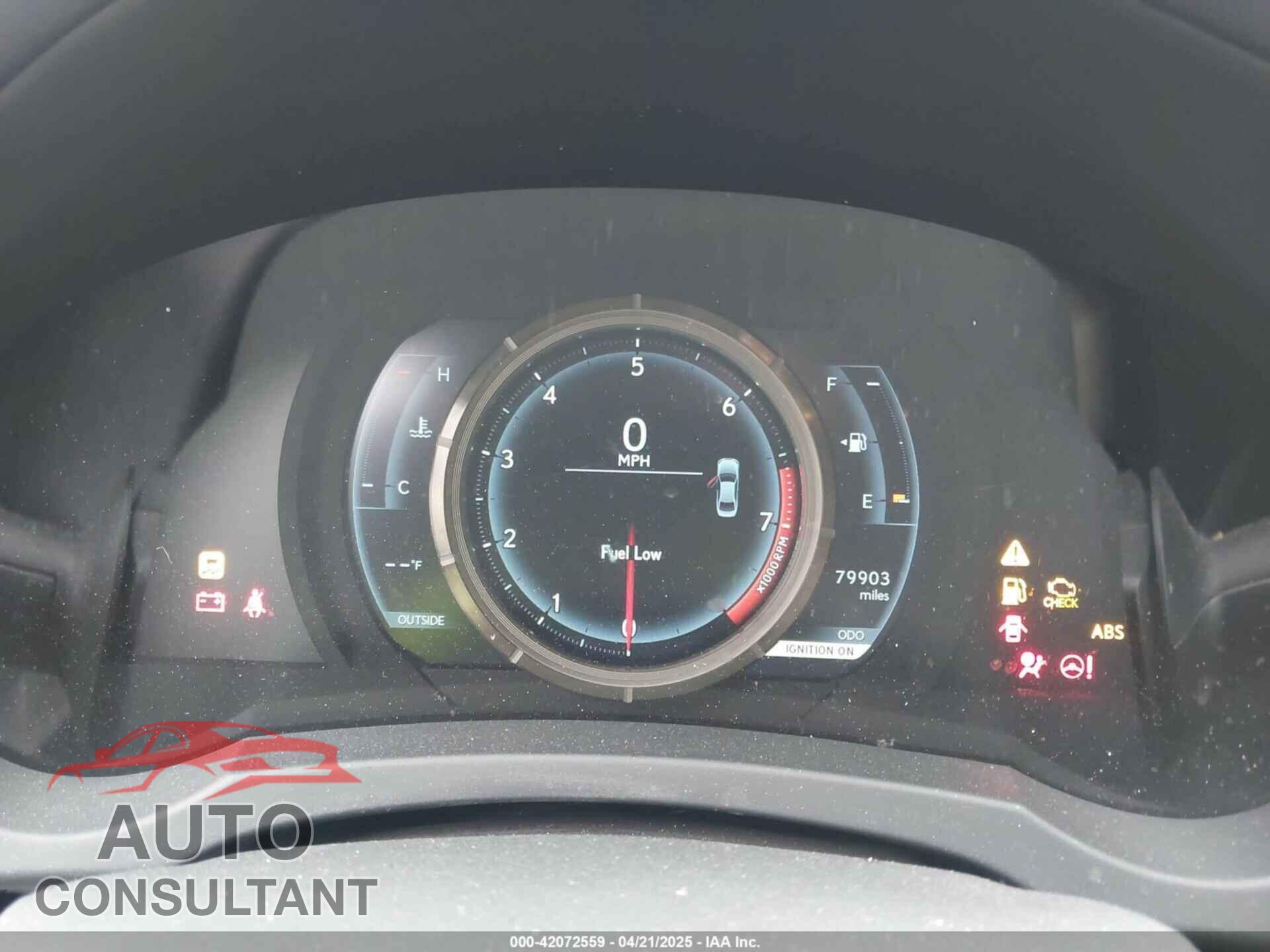 LEXUS IS 250 2015 - JTHCF1D21F5027232