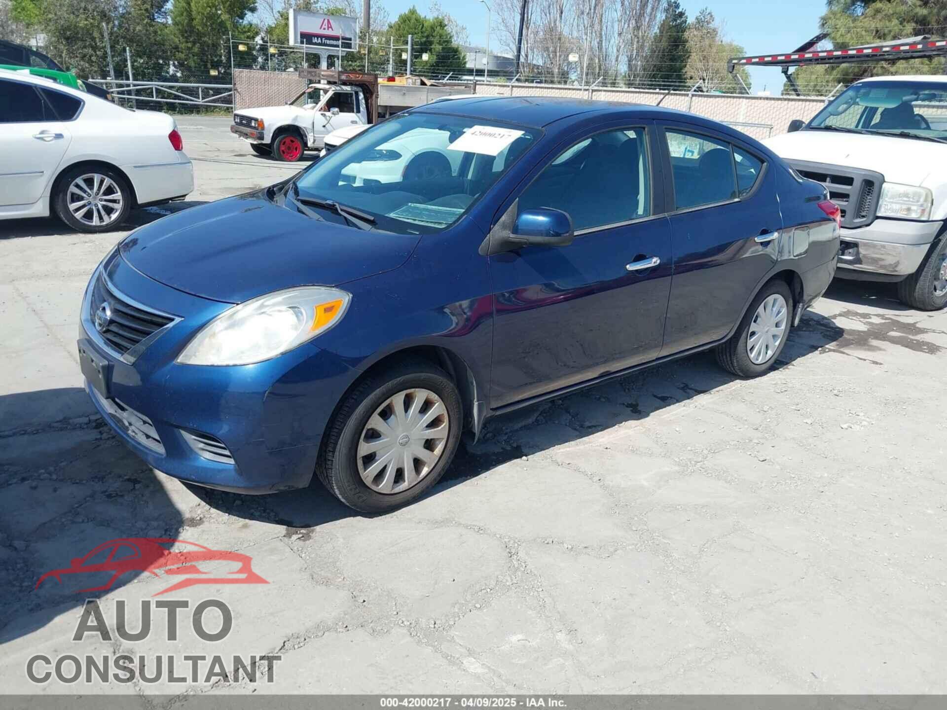 NISSAN VERSA 2012 - 3N1CN7APXCL946510