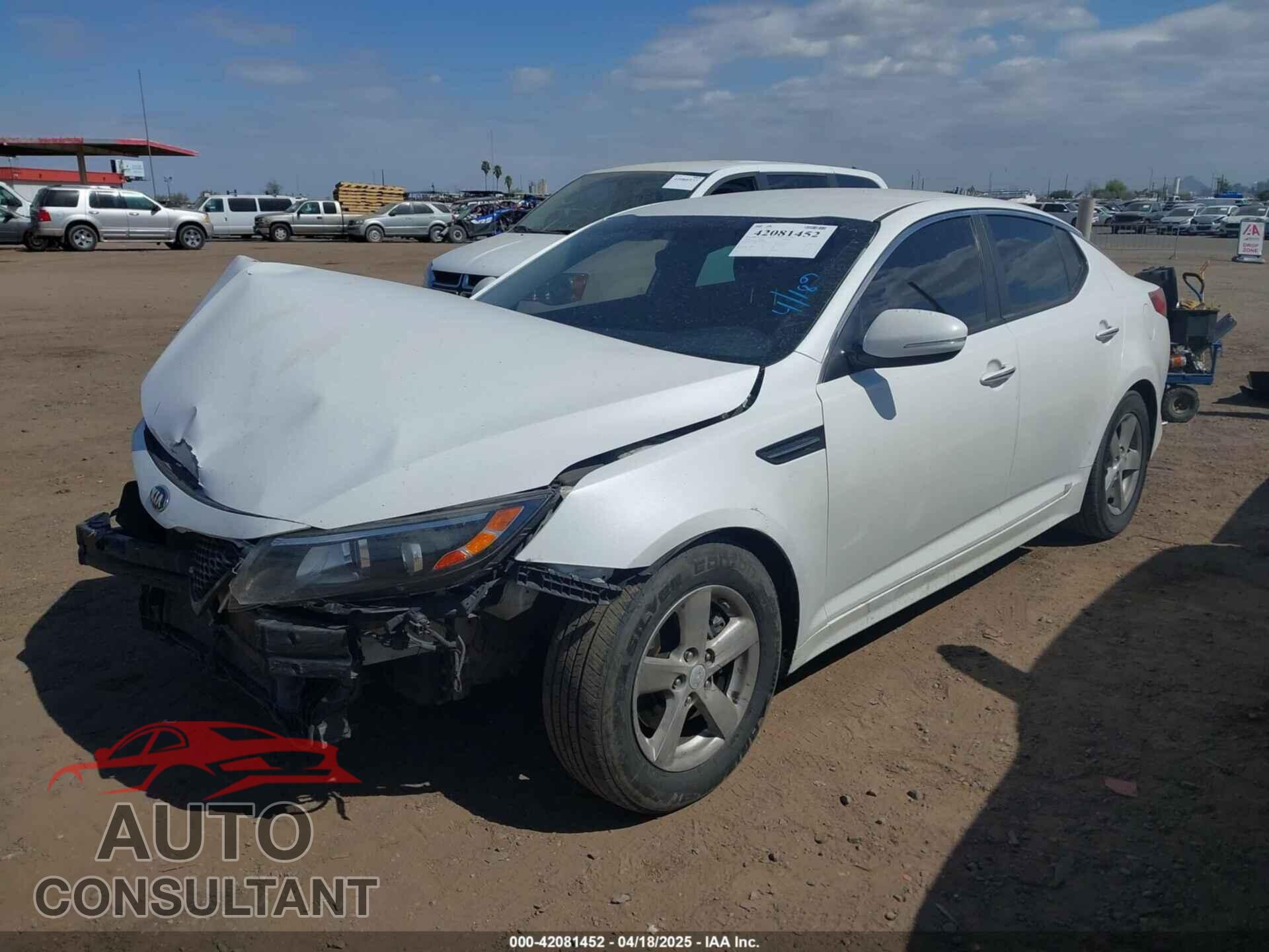 KIA OPTIMA 2015 - KNAGM4A72F5649474