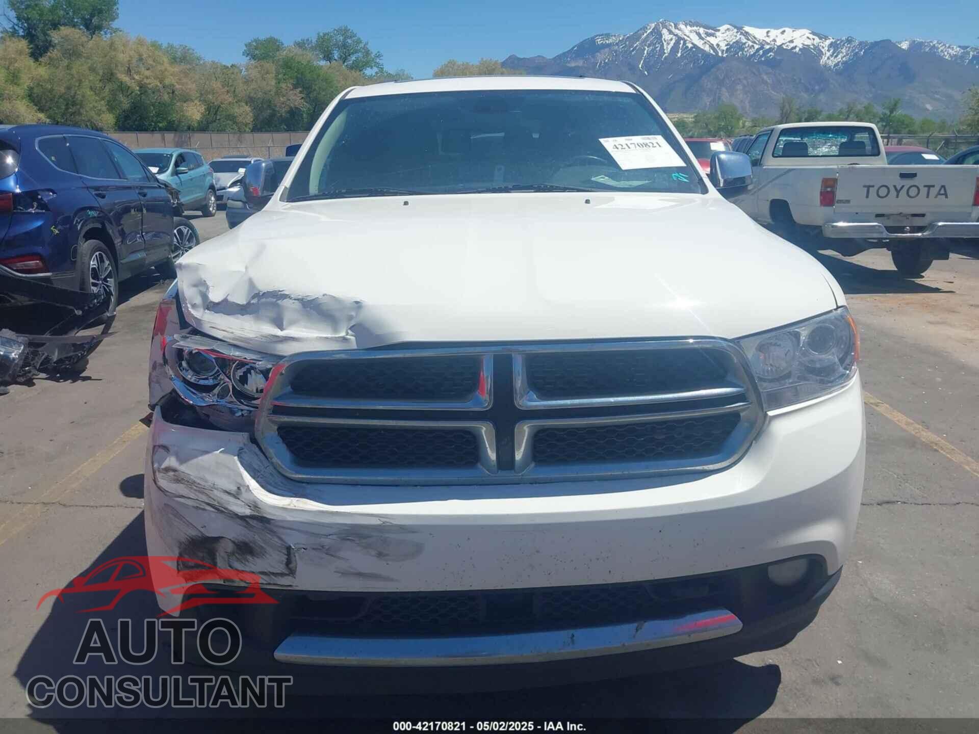 DODGE DURANGO 2012 - 1C4SDJET0CC100625