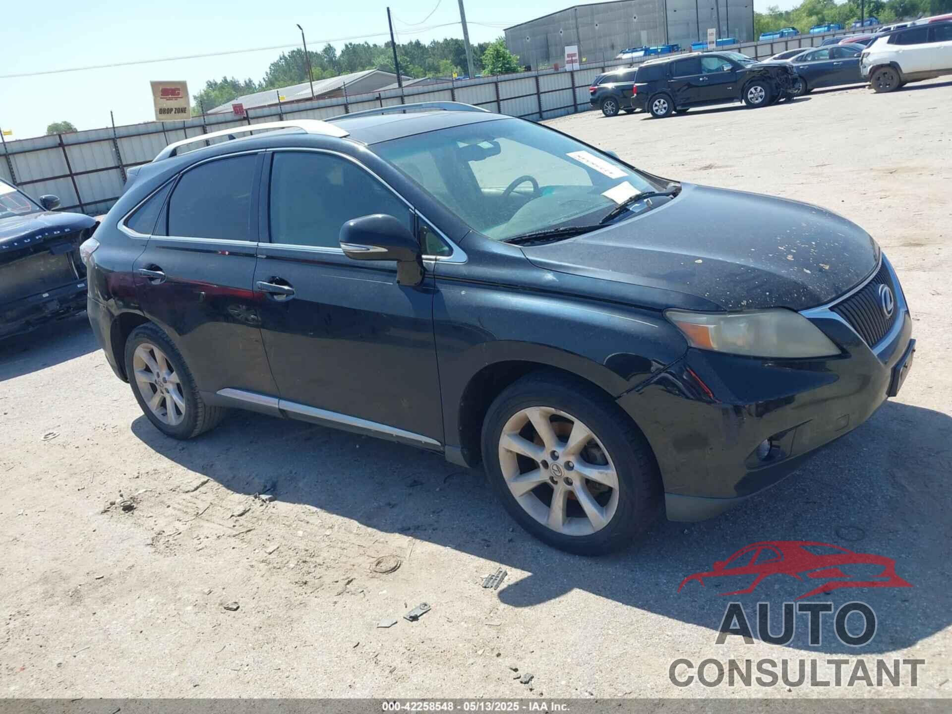 LEXUS RX 2010 - 2T2ZK1BA8AC024093