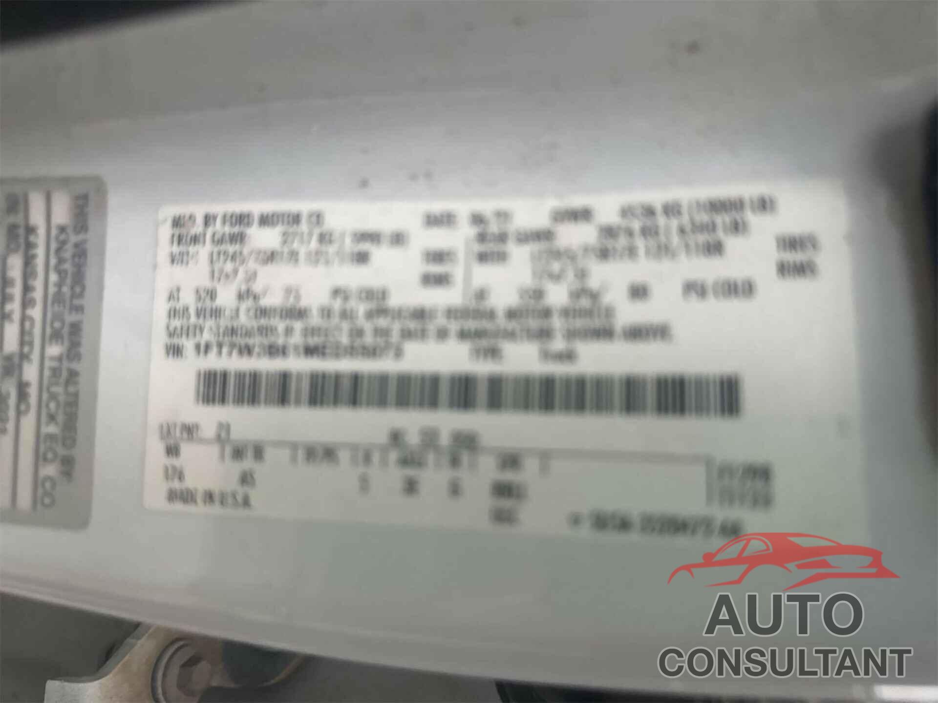 FORD F350 2021 - 1FT7W3B61MED55073