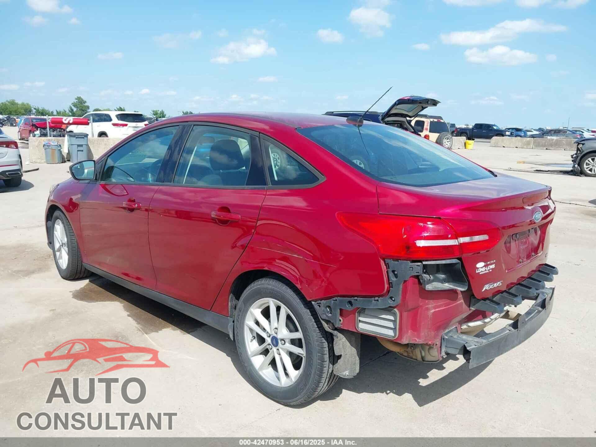FORD FOCUS 2017 - 1FADP3F23HL311753