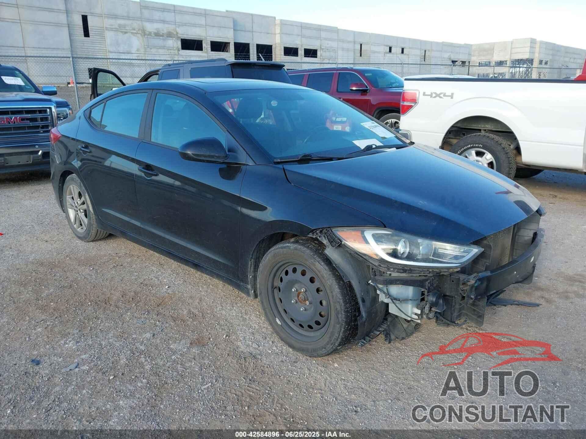 HYUNDAI ELANTRA 2017 - KMHD84LF5HU238928