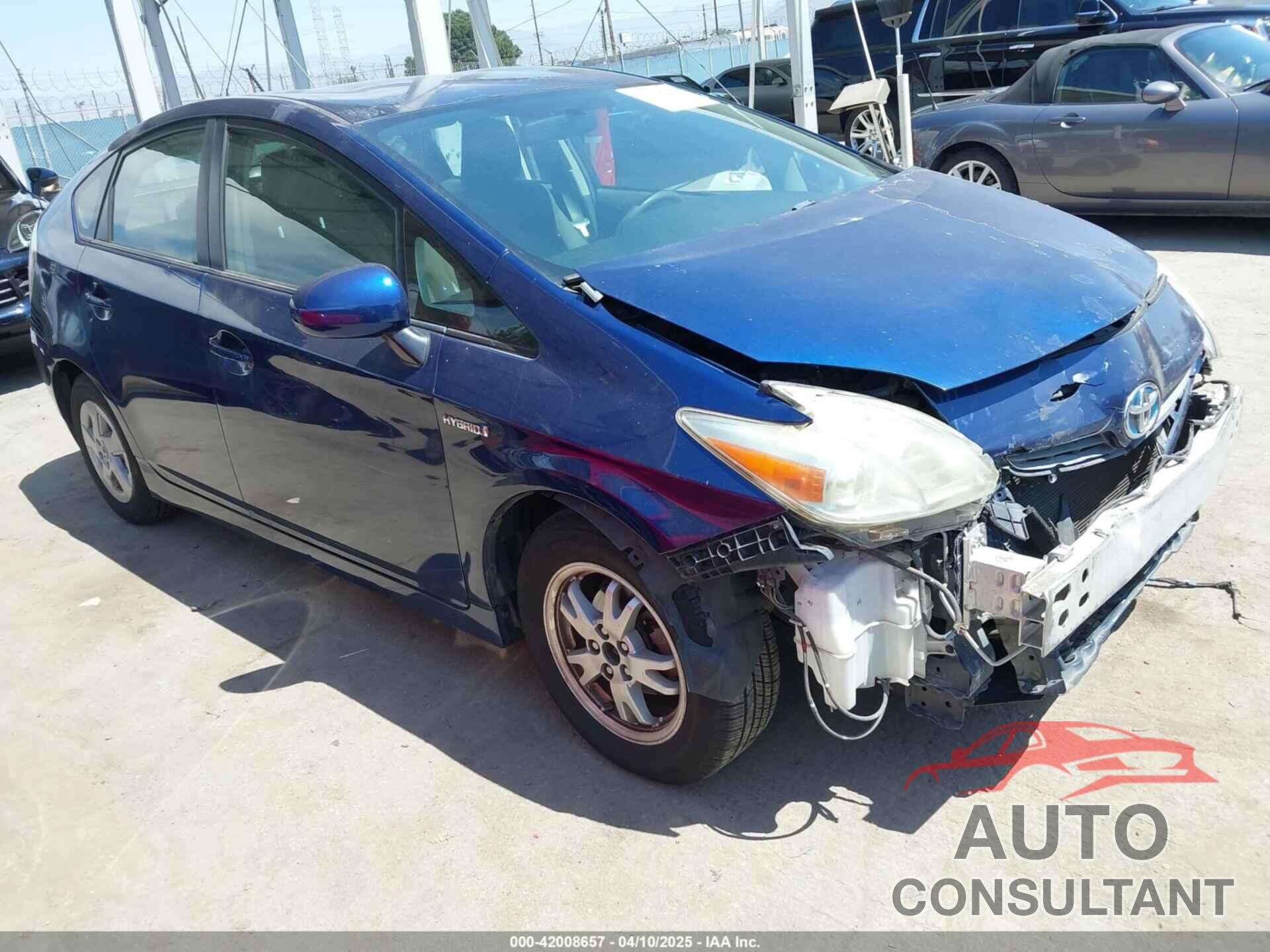 TOYOTA PRIUS 2011 - JTDKN3DU5B5343613