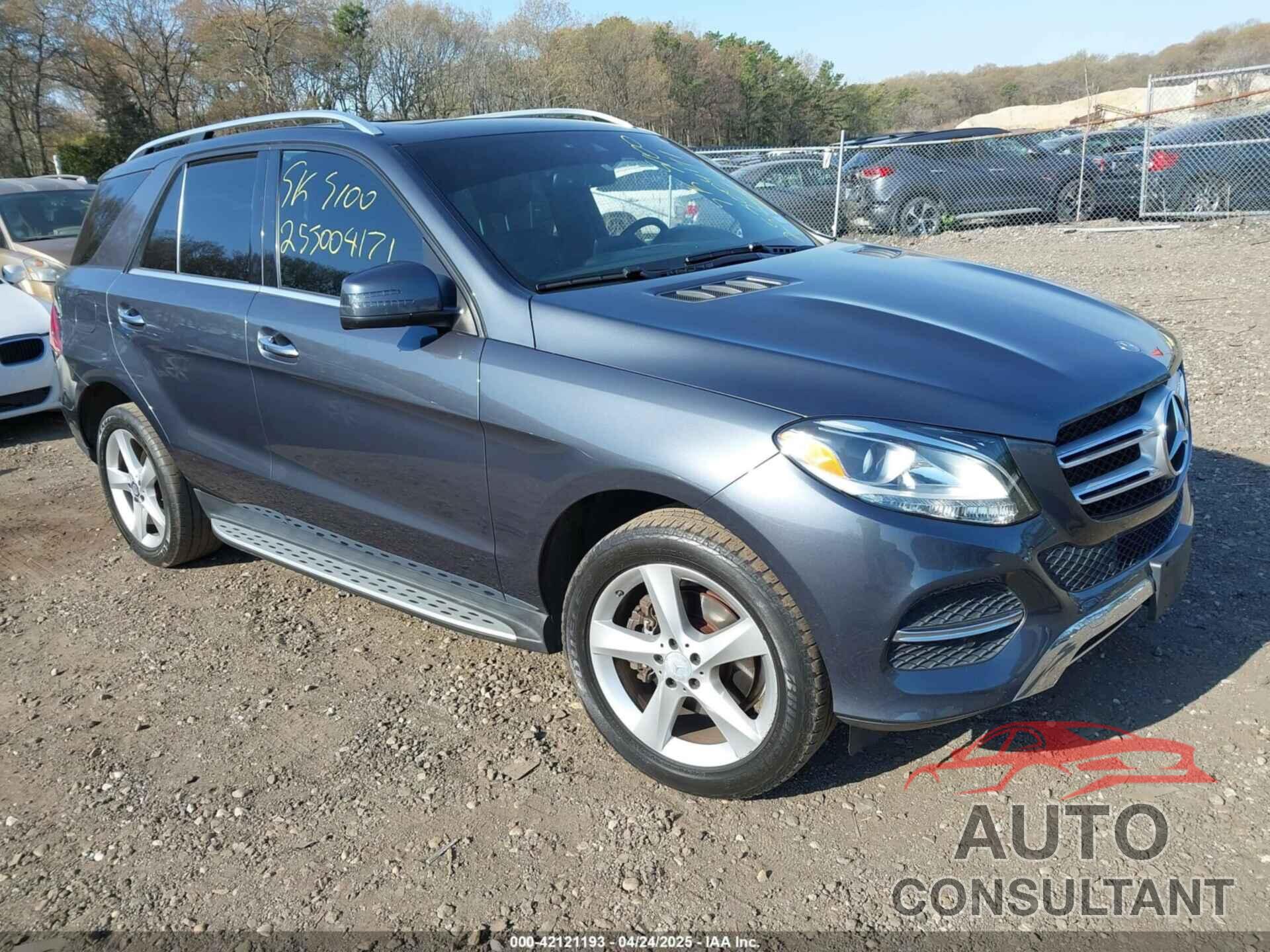MERCEDES-BENZ GLE 350 2016 - 4JGDA5JB5GA777978