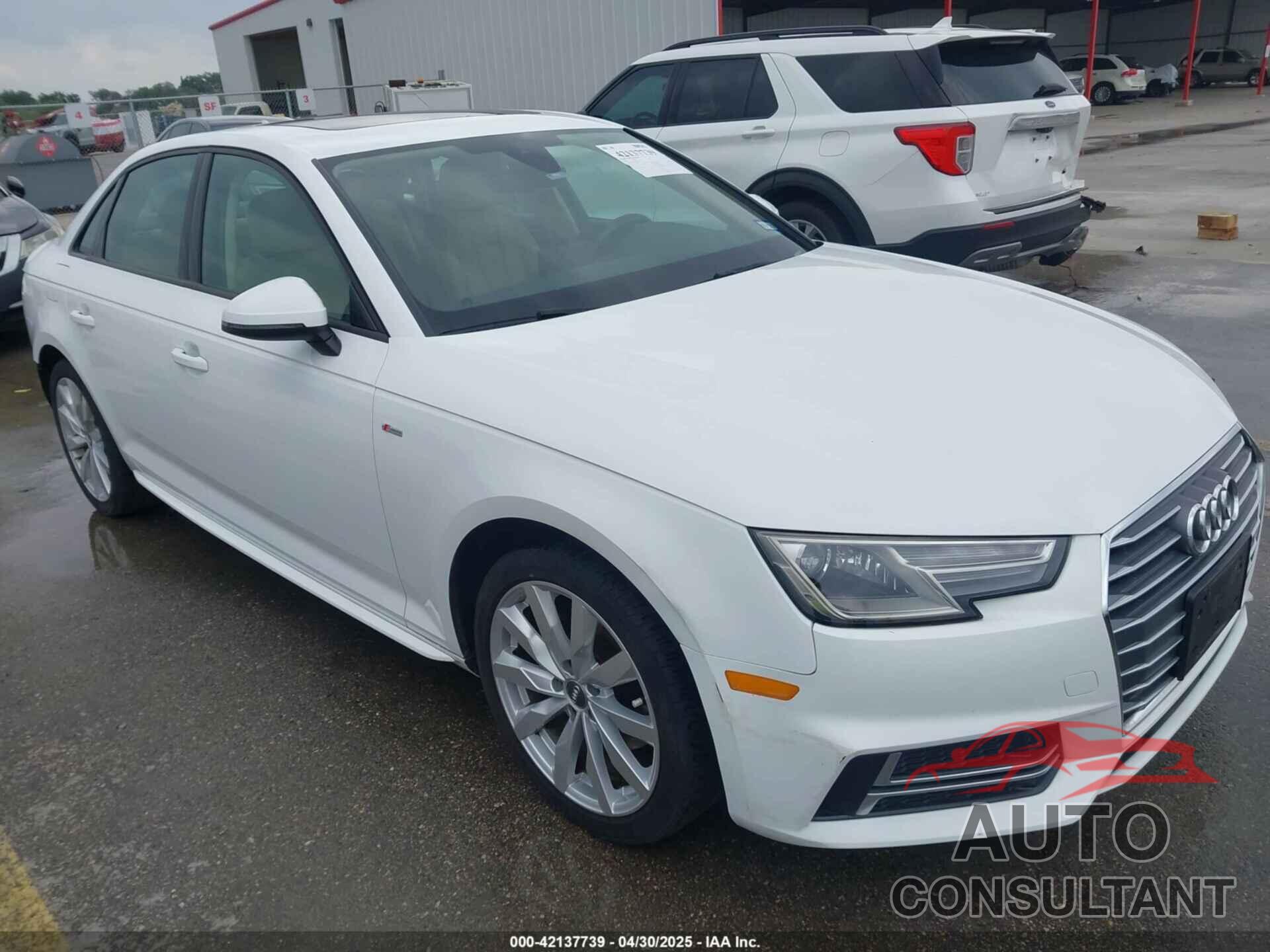 AUDI A4 2018 - WAUKMAF47JN000771