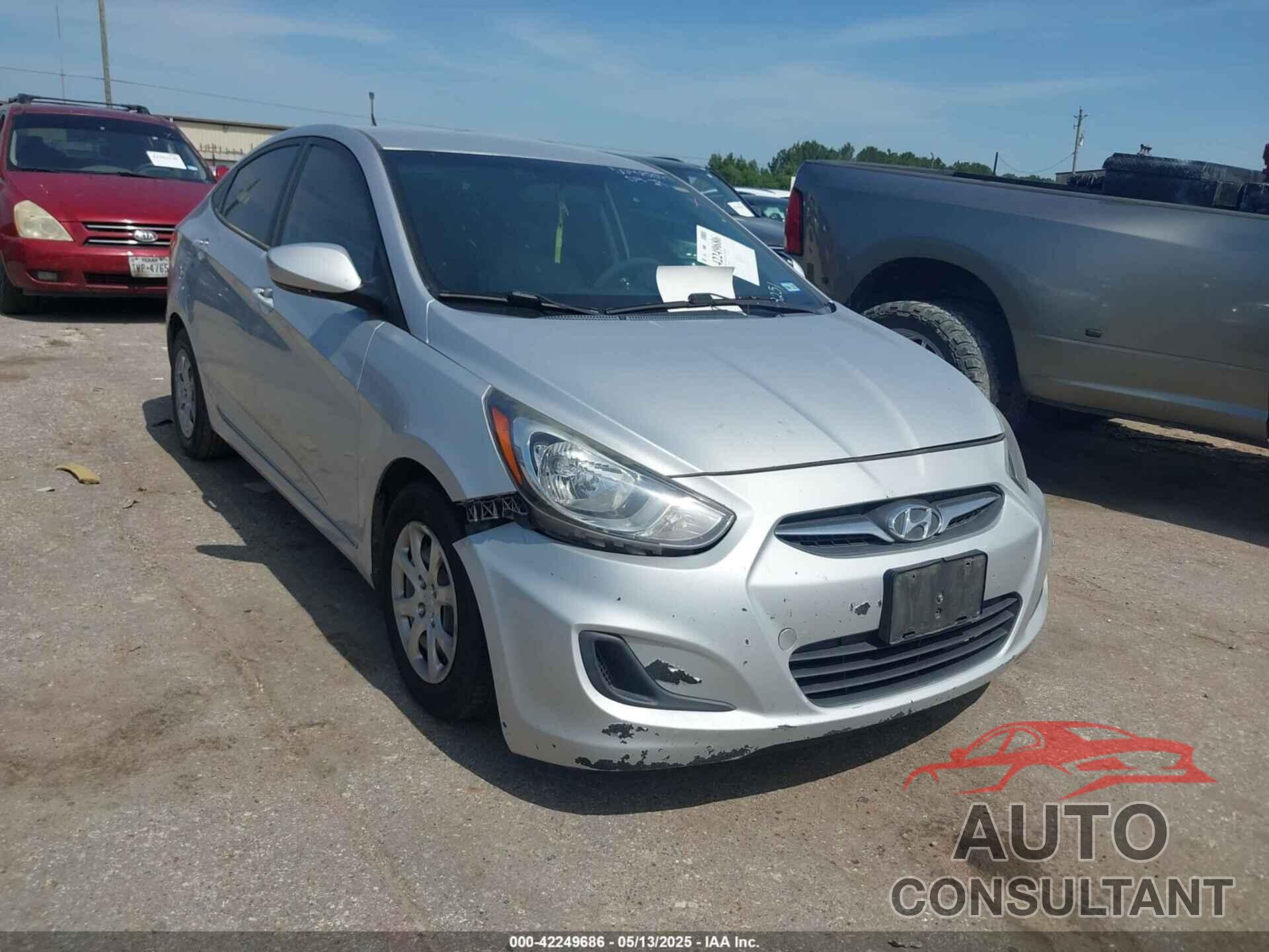 HYUNDAI ACCENT 2013 - KMHCT4AE8DU523251