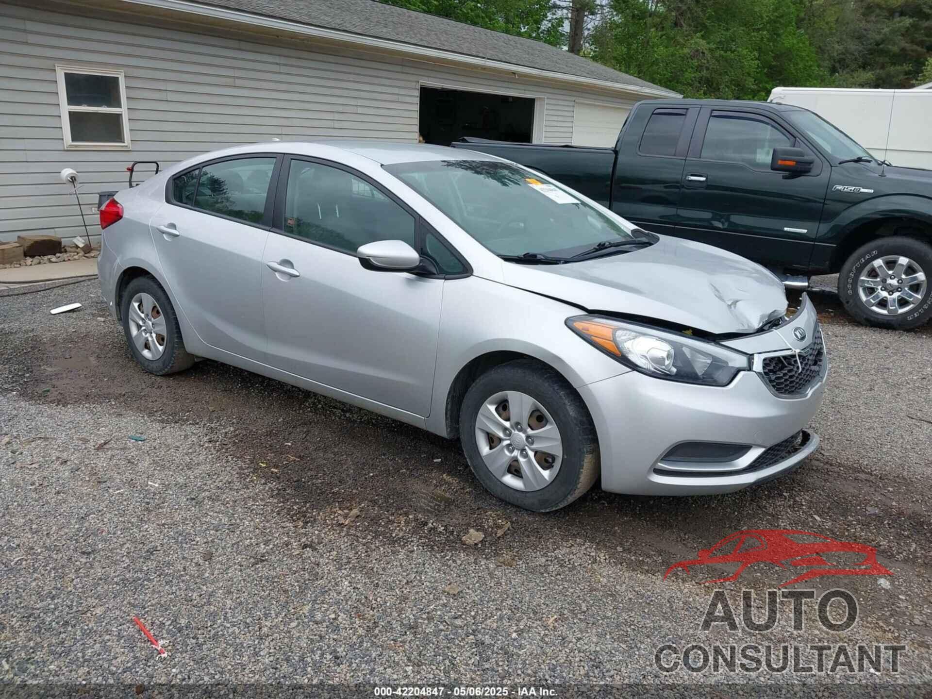 KIA FORTE 2016 - KNAFK4A69G5502921