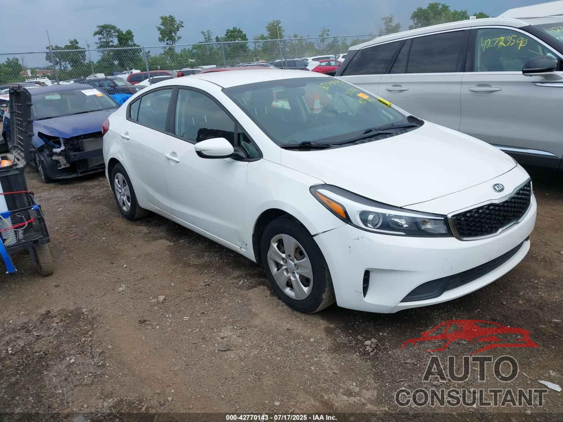 KIA FORTE 2017 - 3KPFK4A70HE085660