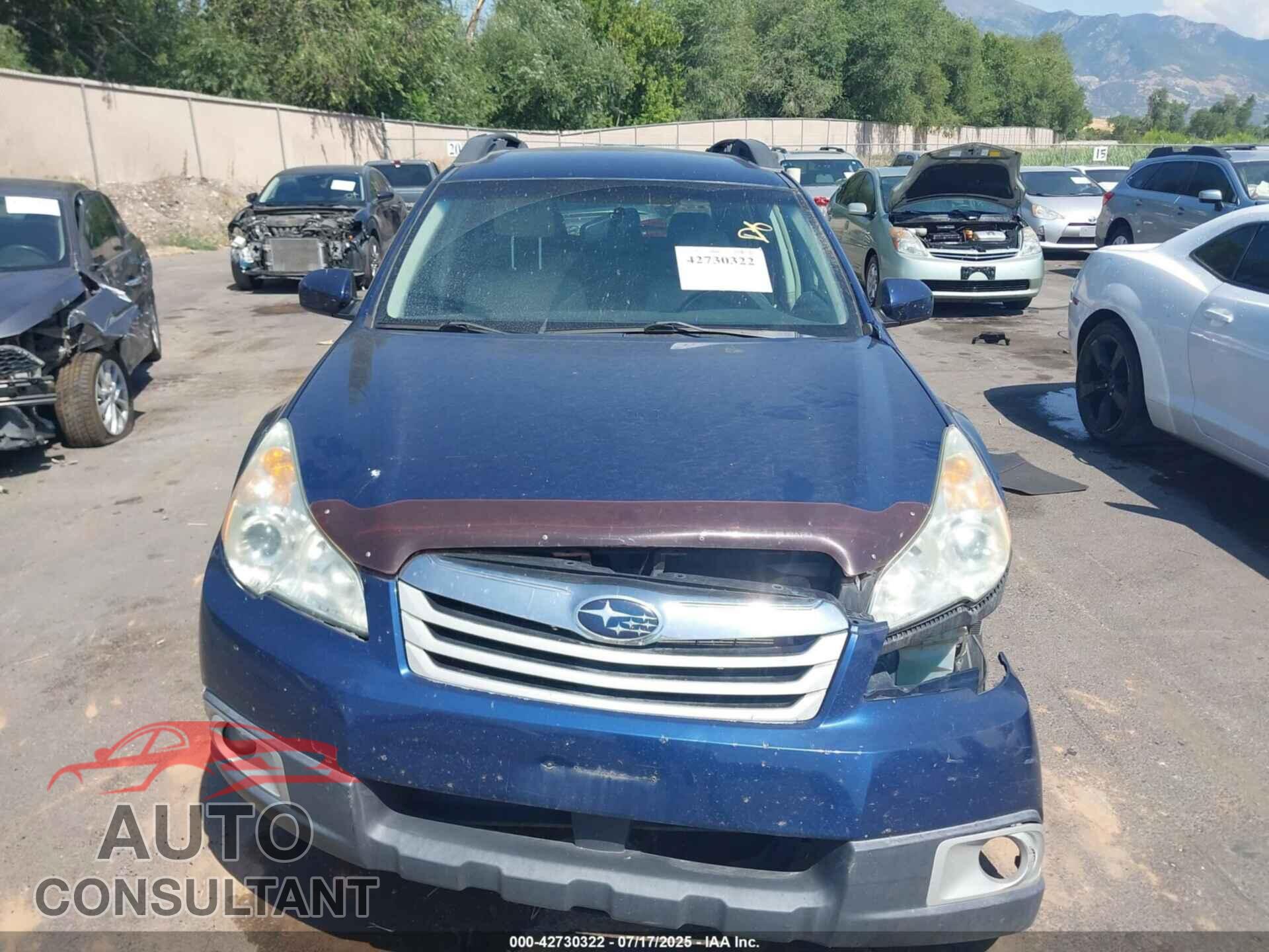 SUBARU OUTBACK 2011 - 4S4BRBCC8B3325086