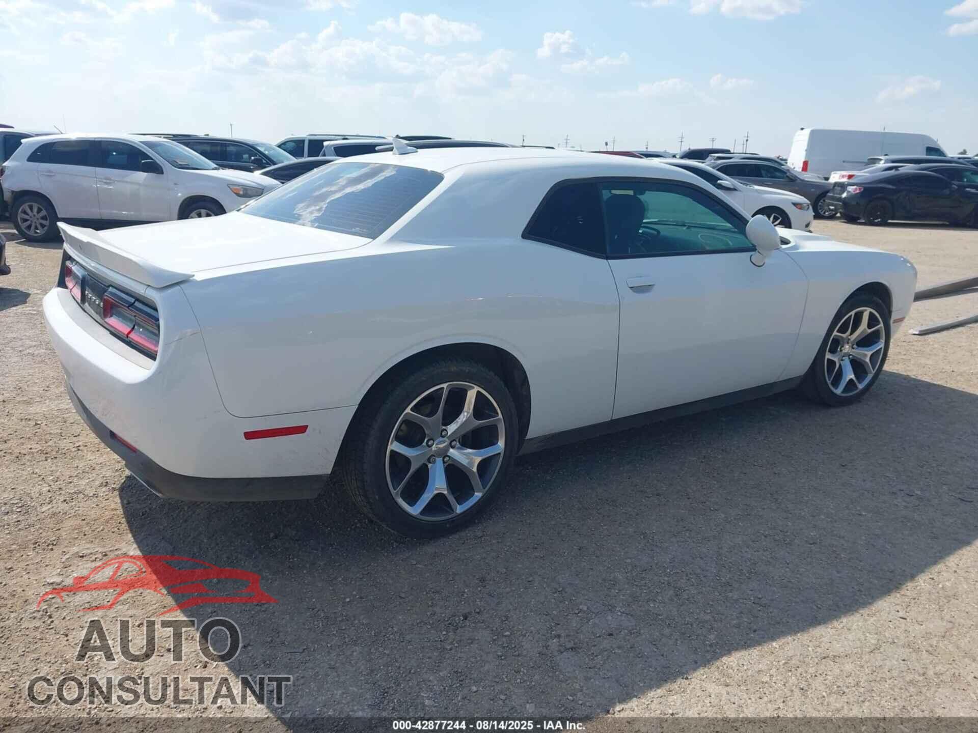 DODGE CHALLENGER 2016 - 2C3CDZAG2GH326314