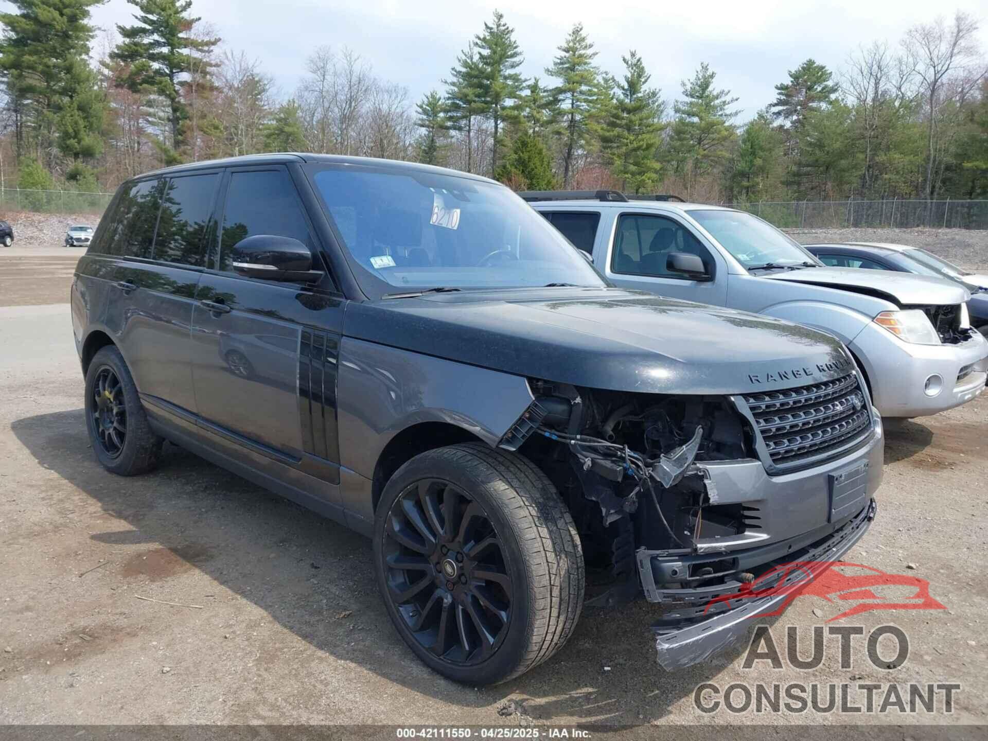 LAND ROVER RANGE ROVER 2016 - SALGS2EF4GA262344