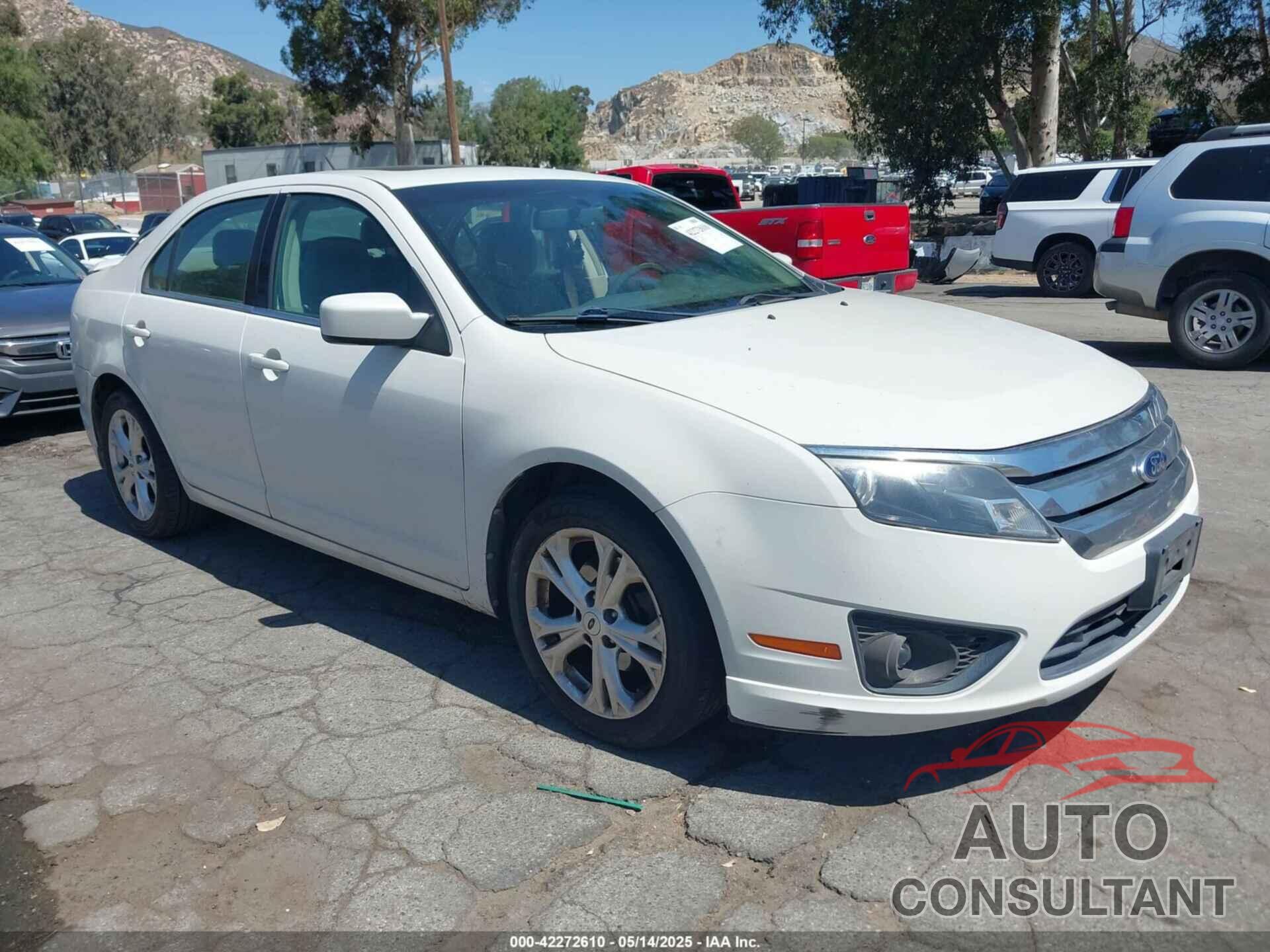 FORD FUSION 2012 - 3FAHP0HG1CR439198