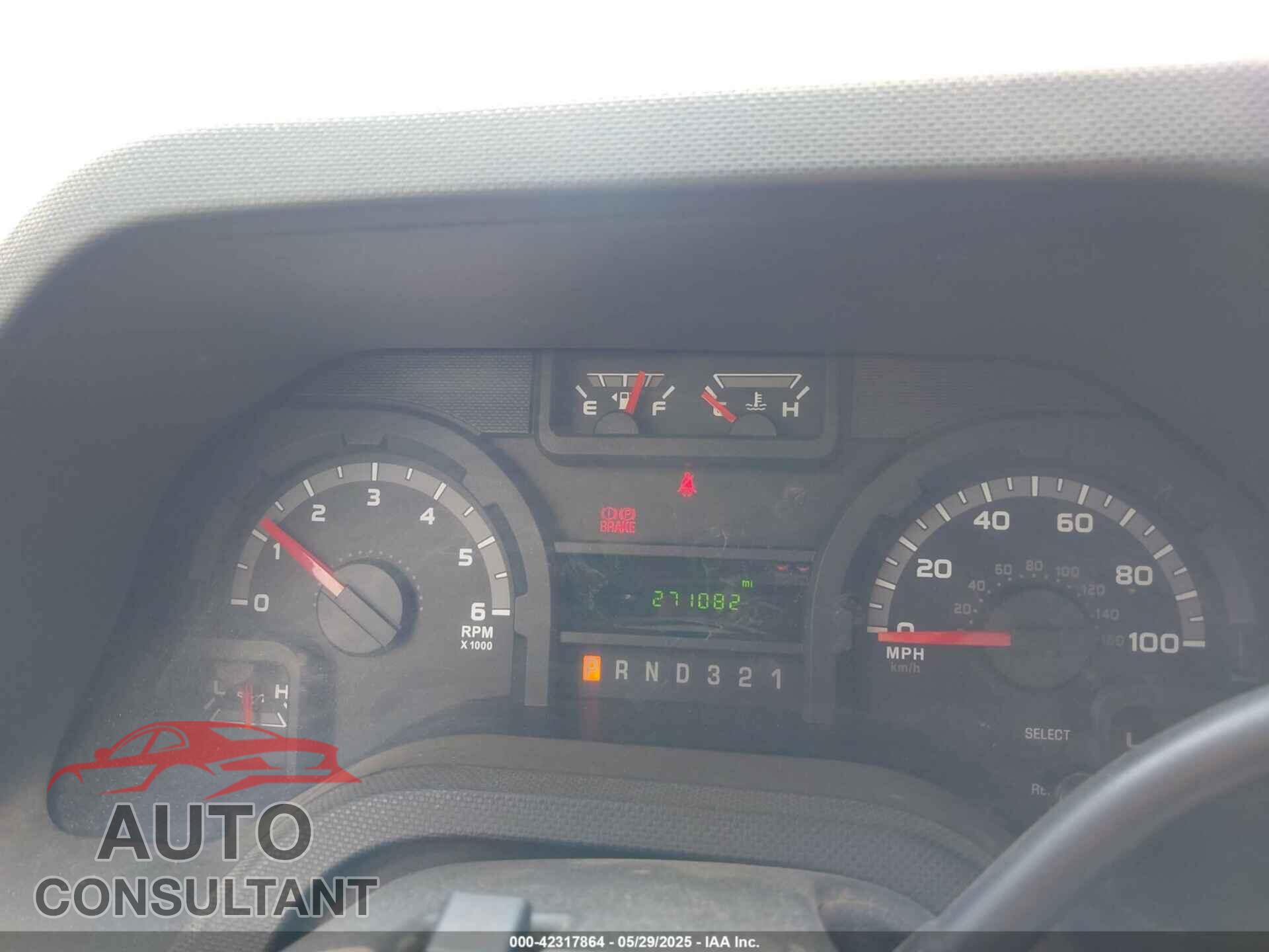 FORD E-450 CUTAWAY 2012 - 1FDXE4FS9CDB18735