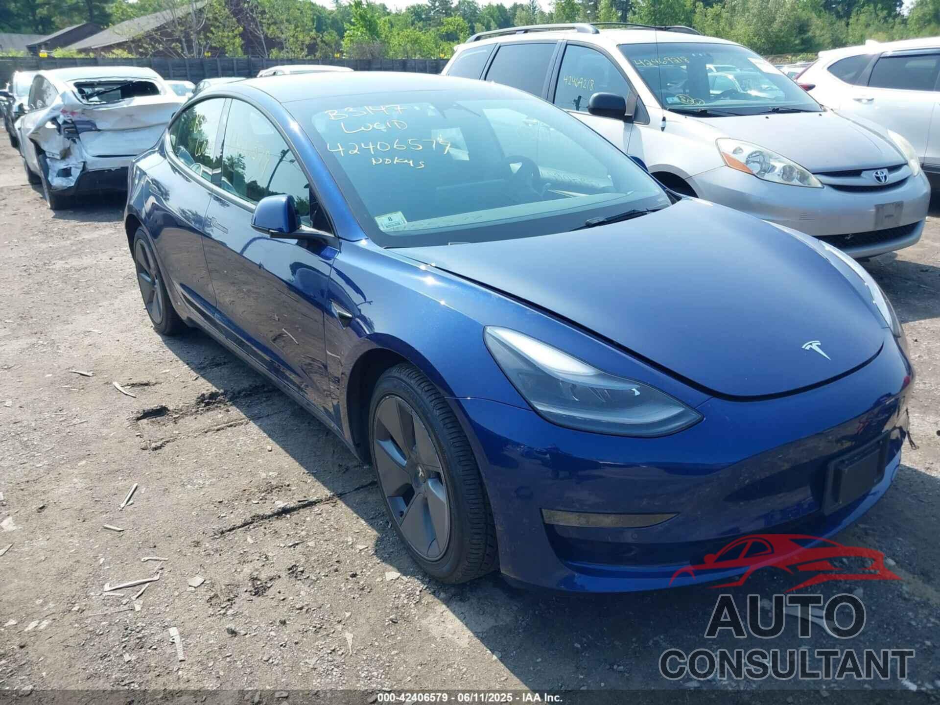 TESLA MODEL 3 2022 - 5YJ3E1EA6NF357147