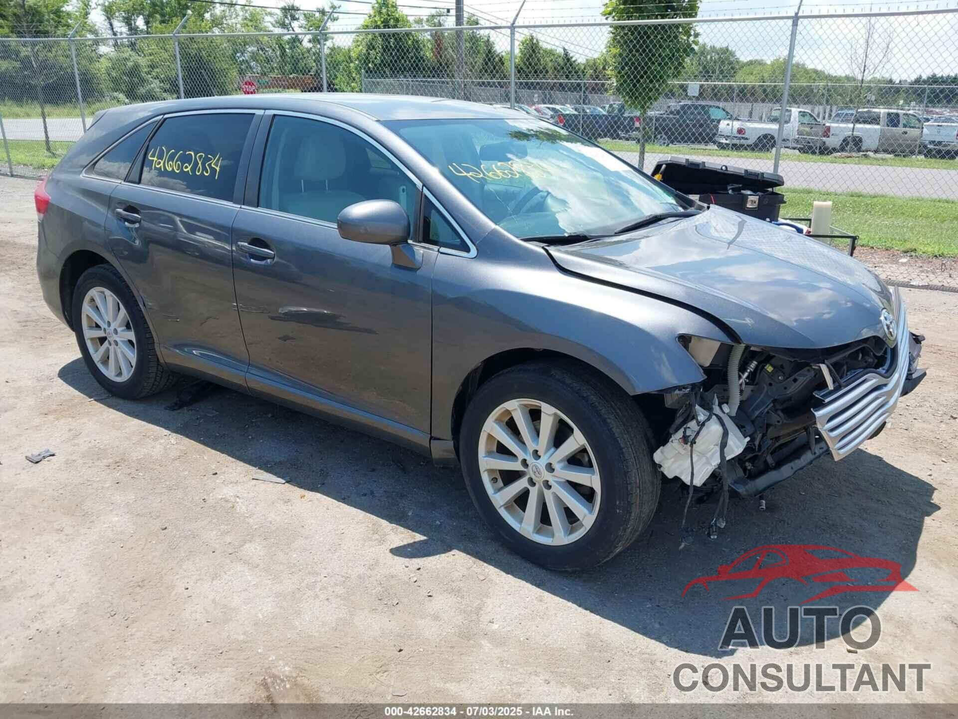 TOYOTA VENZA 2011 - 4T3ZA3BBXBU043733
