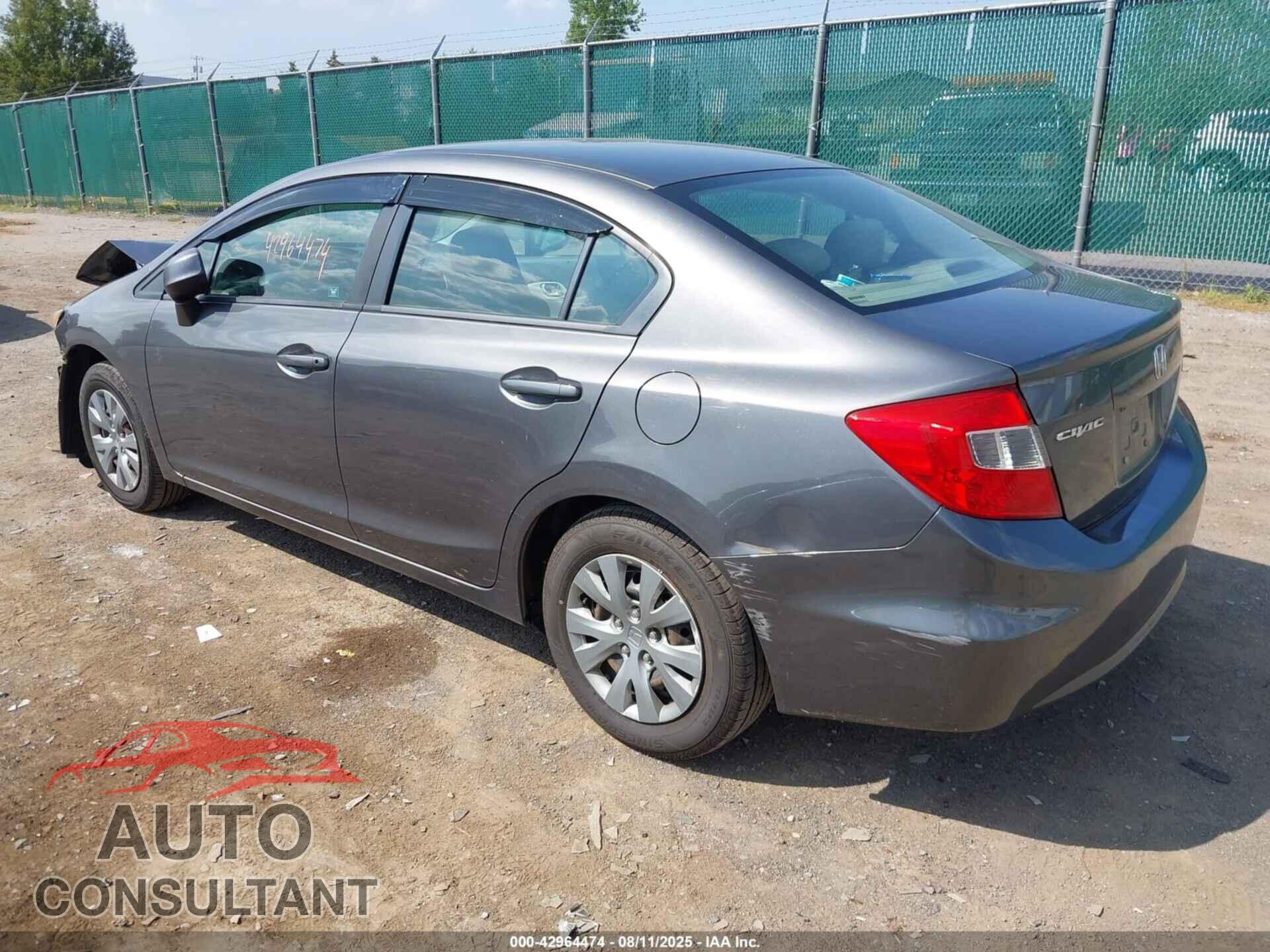 HONDA CIVIC 2012 - 2HGFB2F55CH330611