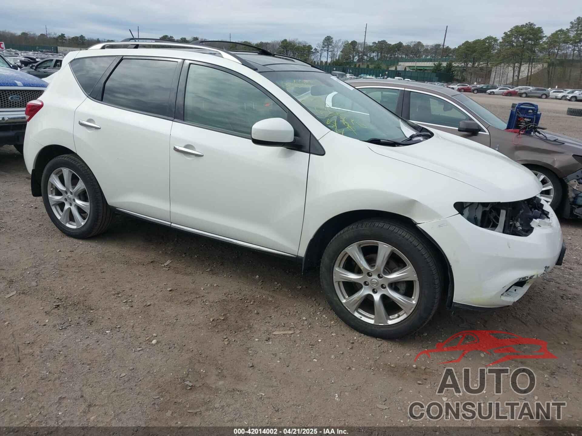 NISSAN MURANO 2012 - JN8AZ1MW9CW221035