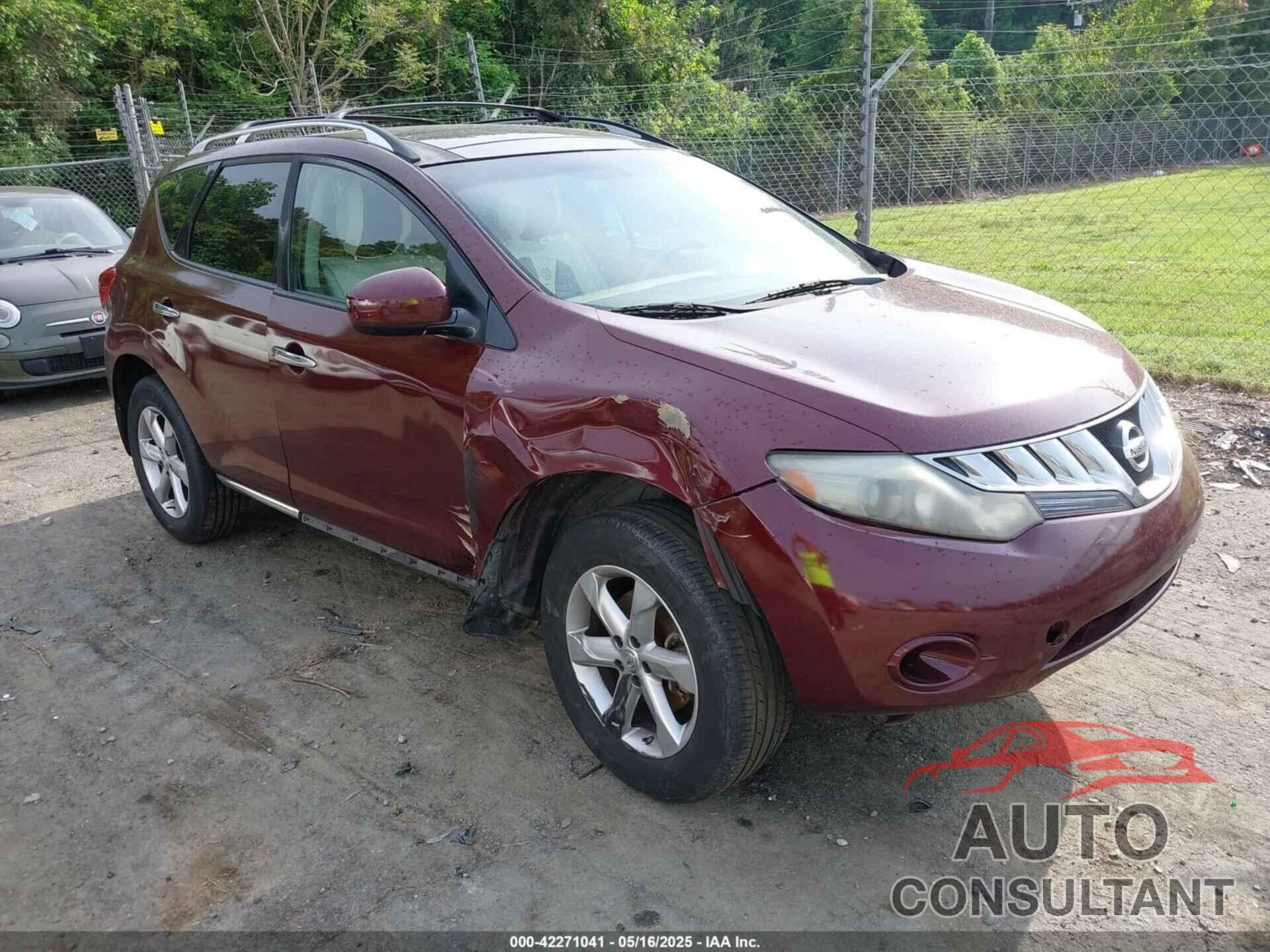 NISSAN MURANO 2009 - JN8AZ18U19W102123