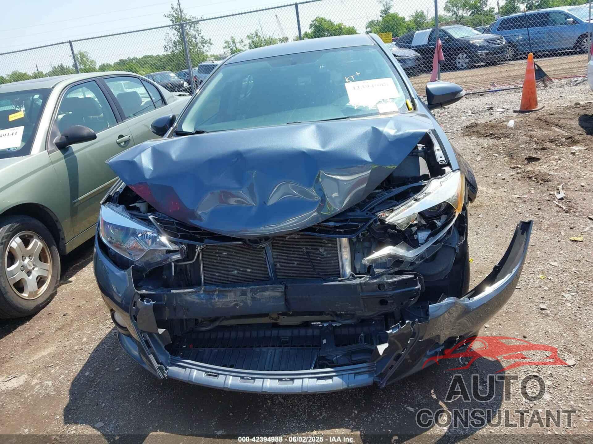 TOYOTA COROLLA 2016 - 2T1BURHE7GC509746