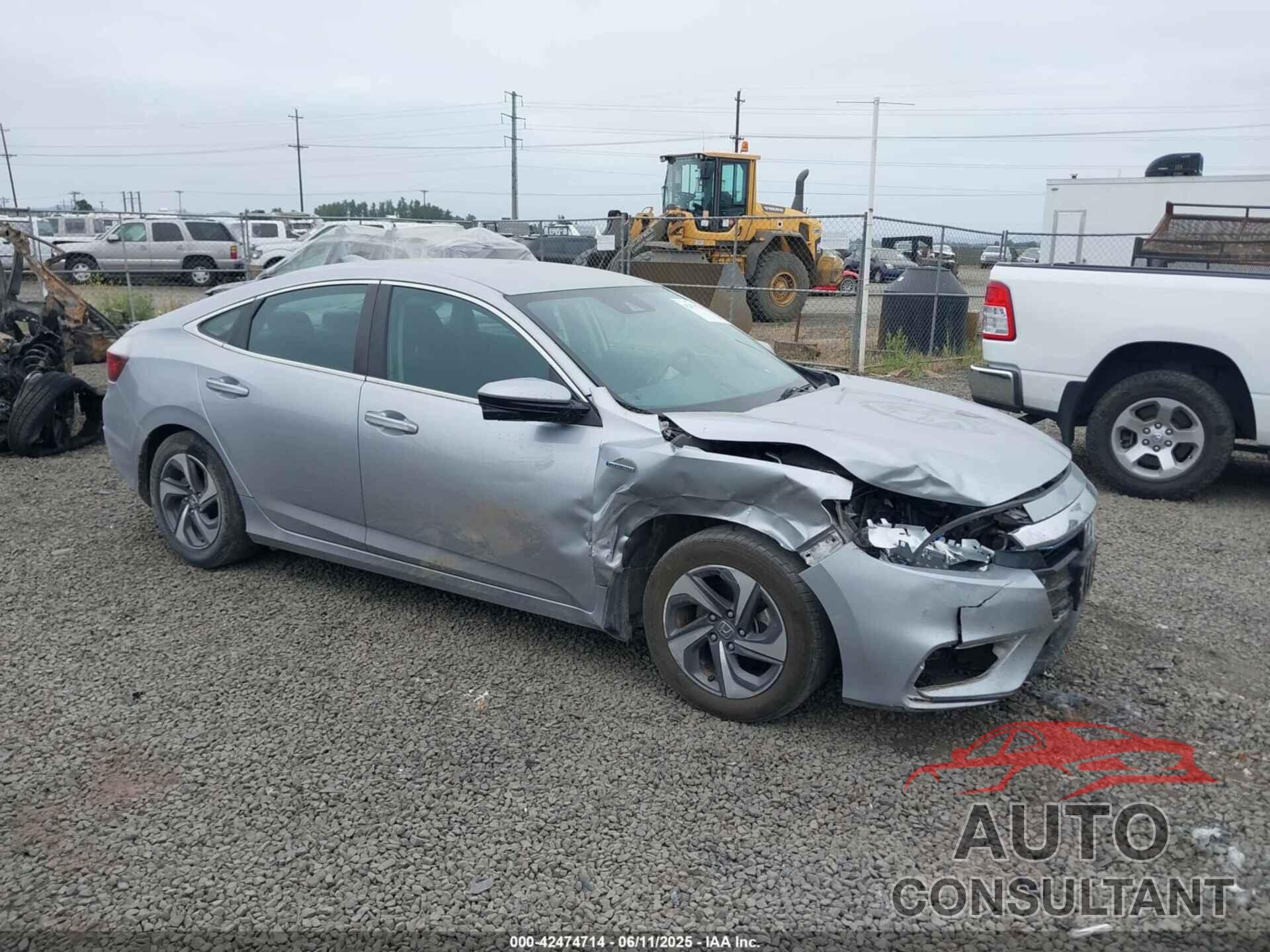 HONDA INSIGHT 2019 - 19XZE4F51KE003969