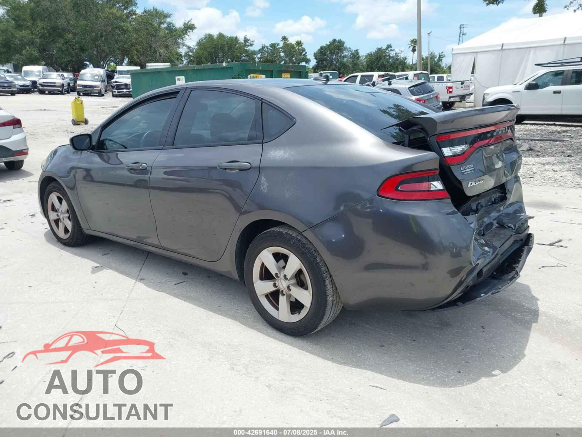 DODGE DART 2015 - 1C3CDFBB1FD420472