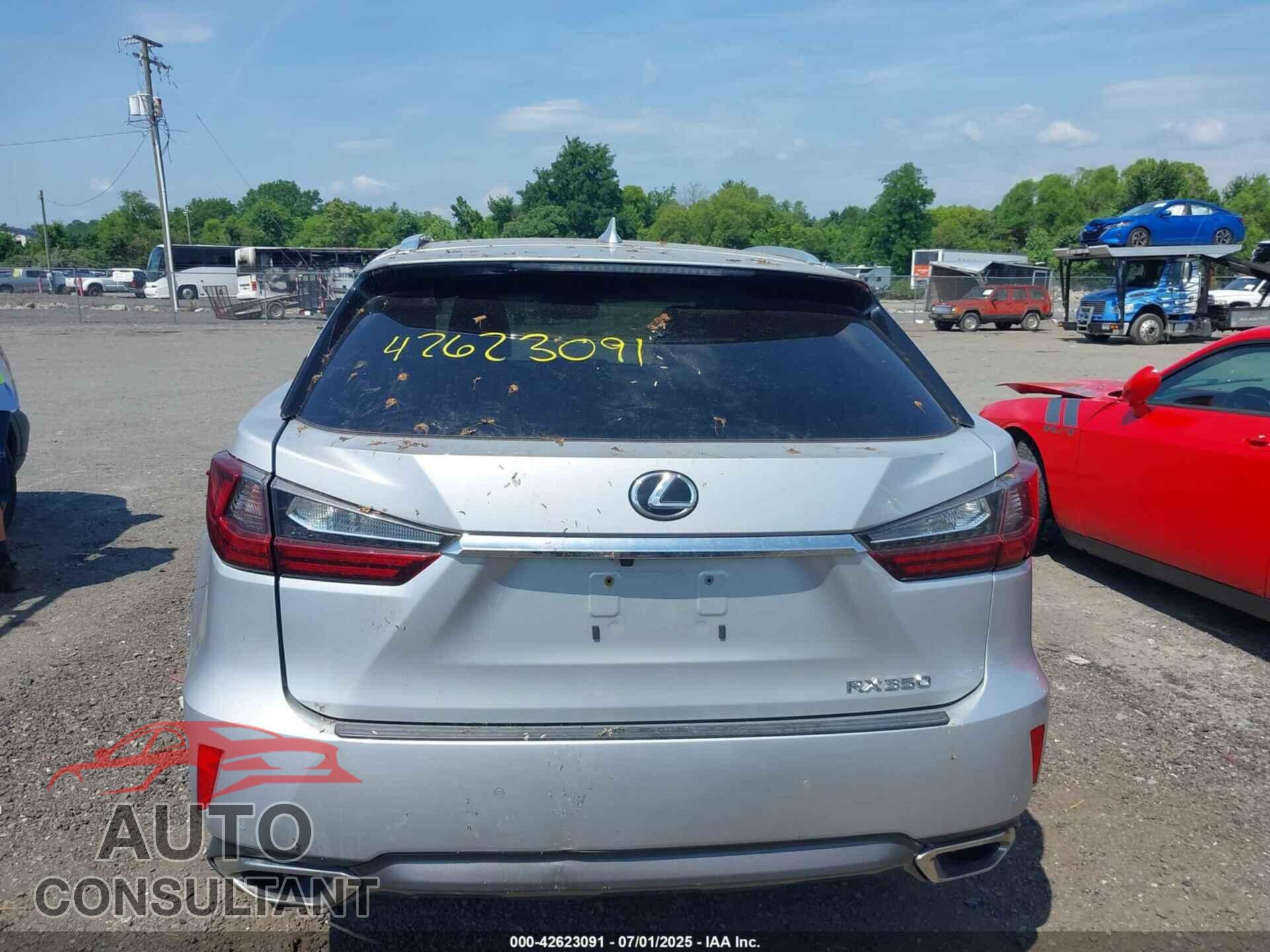 LEXUS RX 2017 - 2T2BZMCA8HC116294