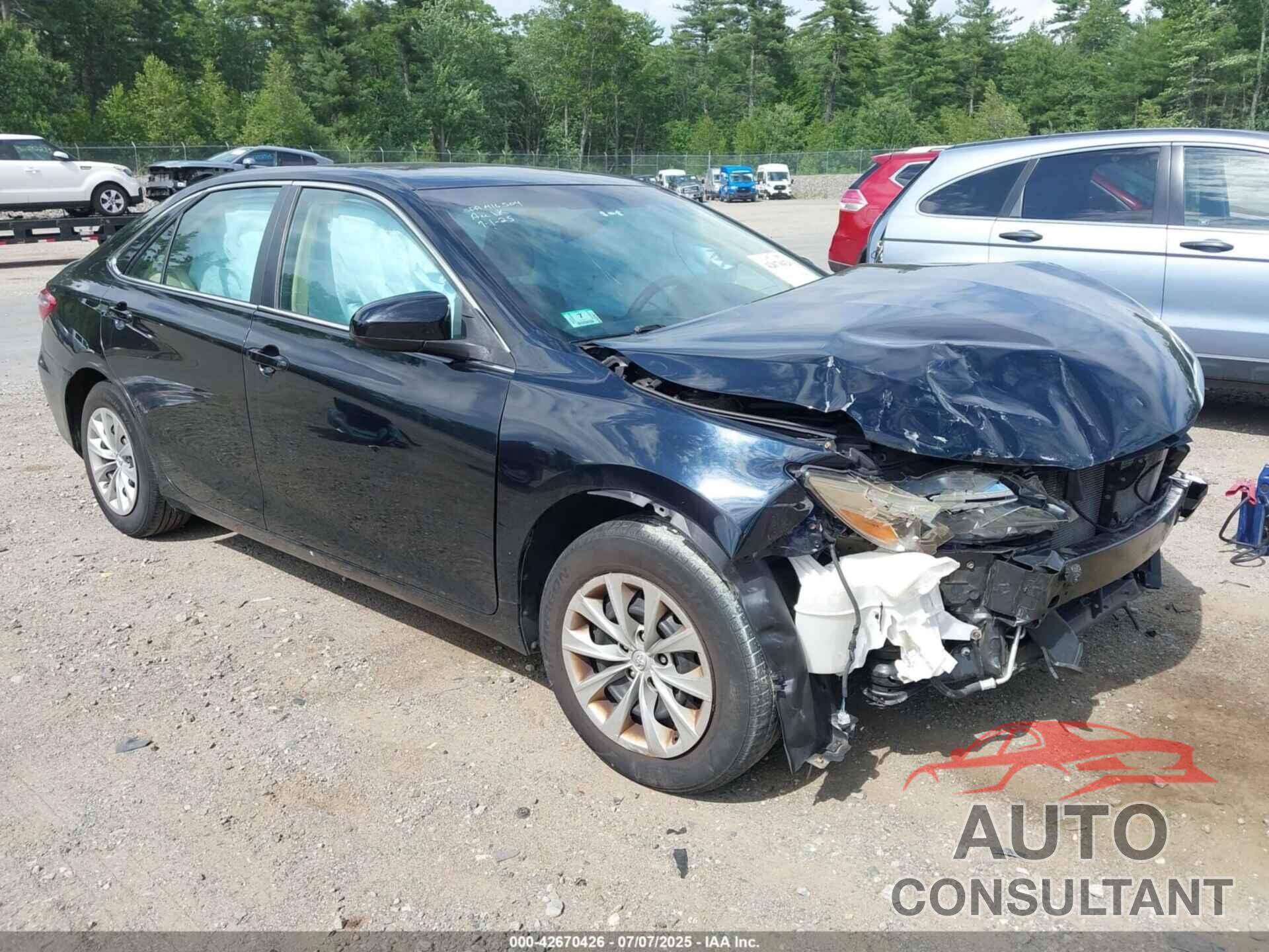 TOYOTA CAMRY 2016 - 4T4BF1FK2GR532179