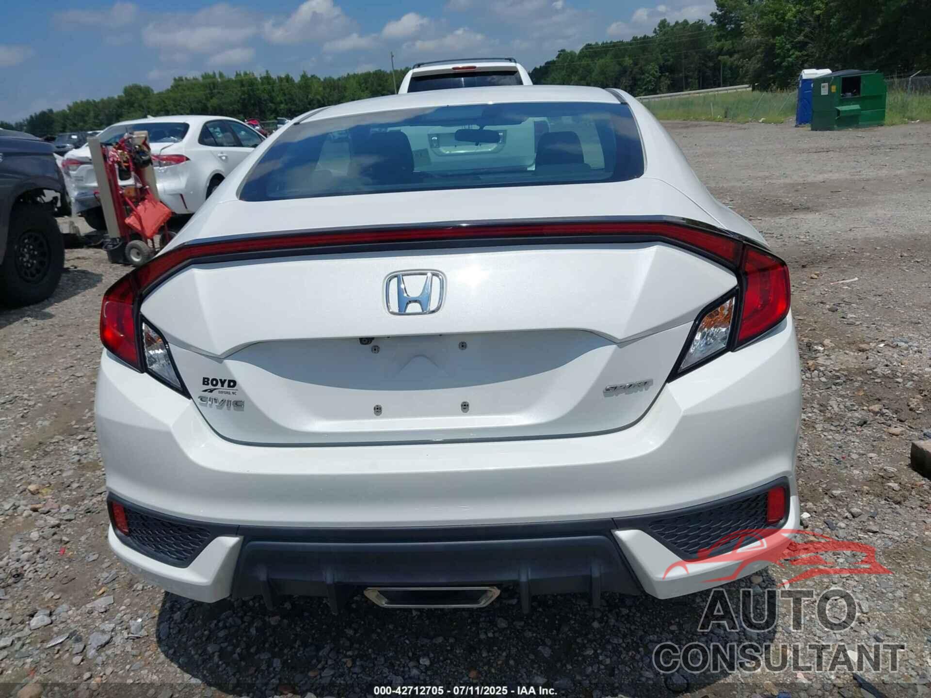 HONDA CIVIC 2019 - 2HGFC4B88KH300607