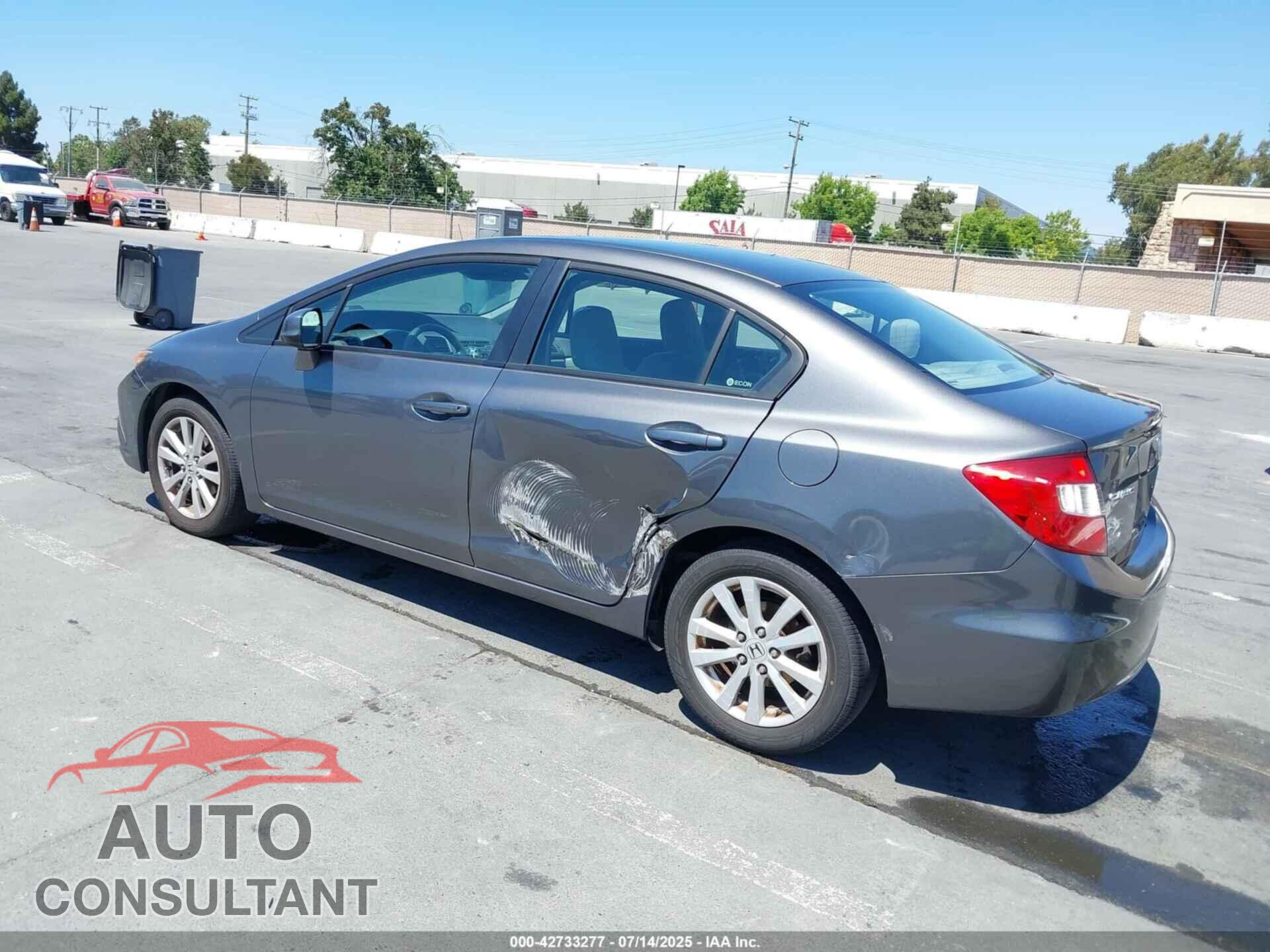 HONDA CIVIC 2012 - 19XFB2F83CE349128