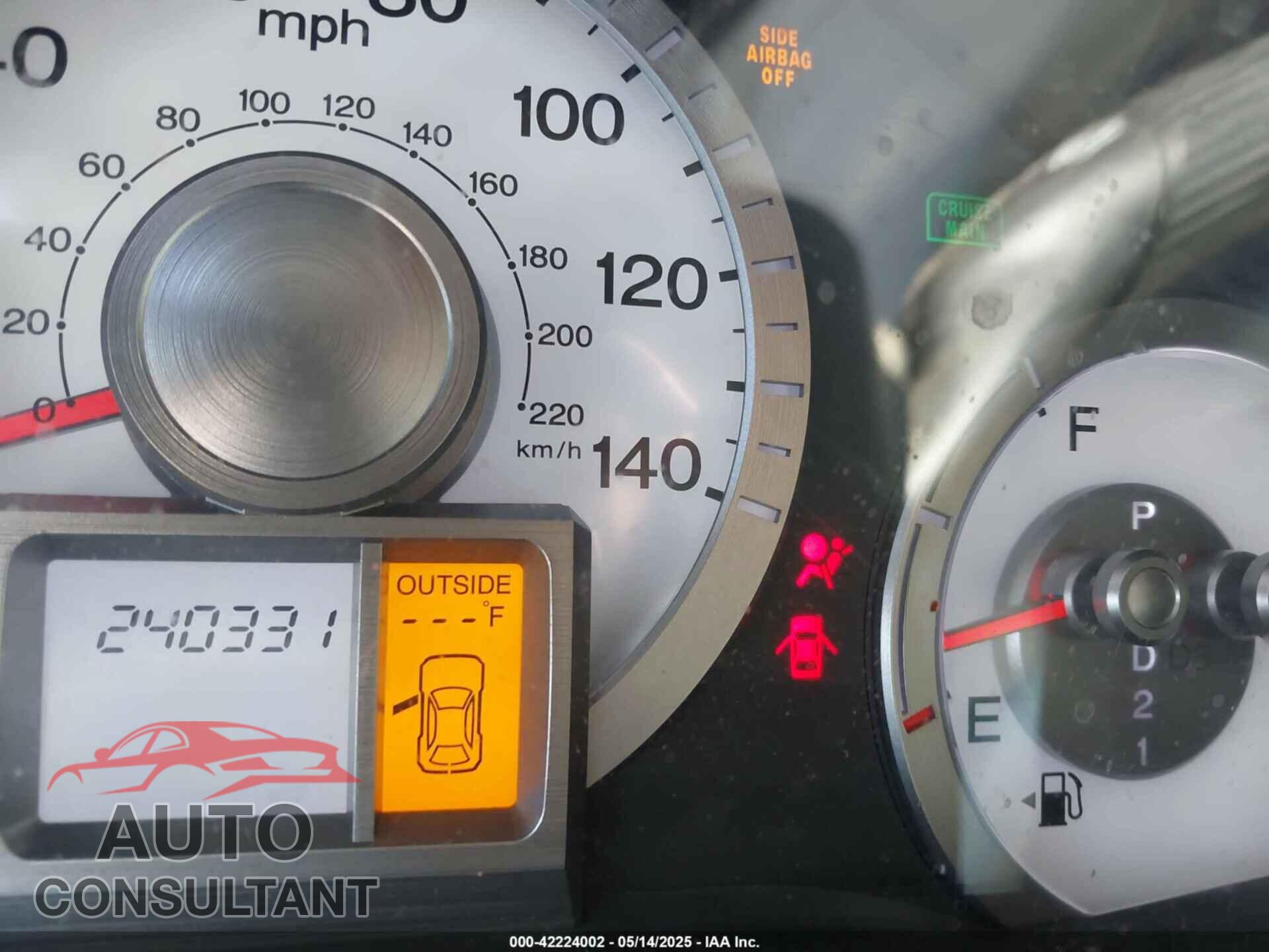 HONDA PILOT 2011 - 5FNYF4H65BB055808