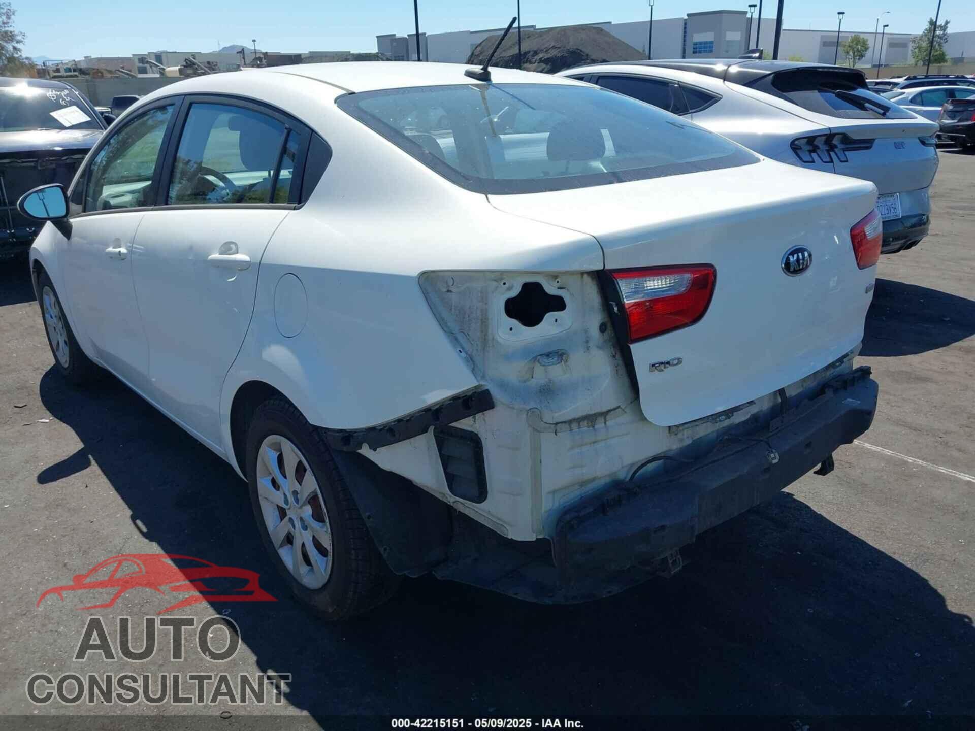 KIA RIO 2015 - KNADM4A37F6506952