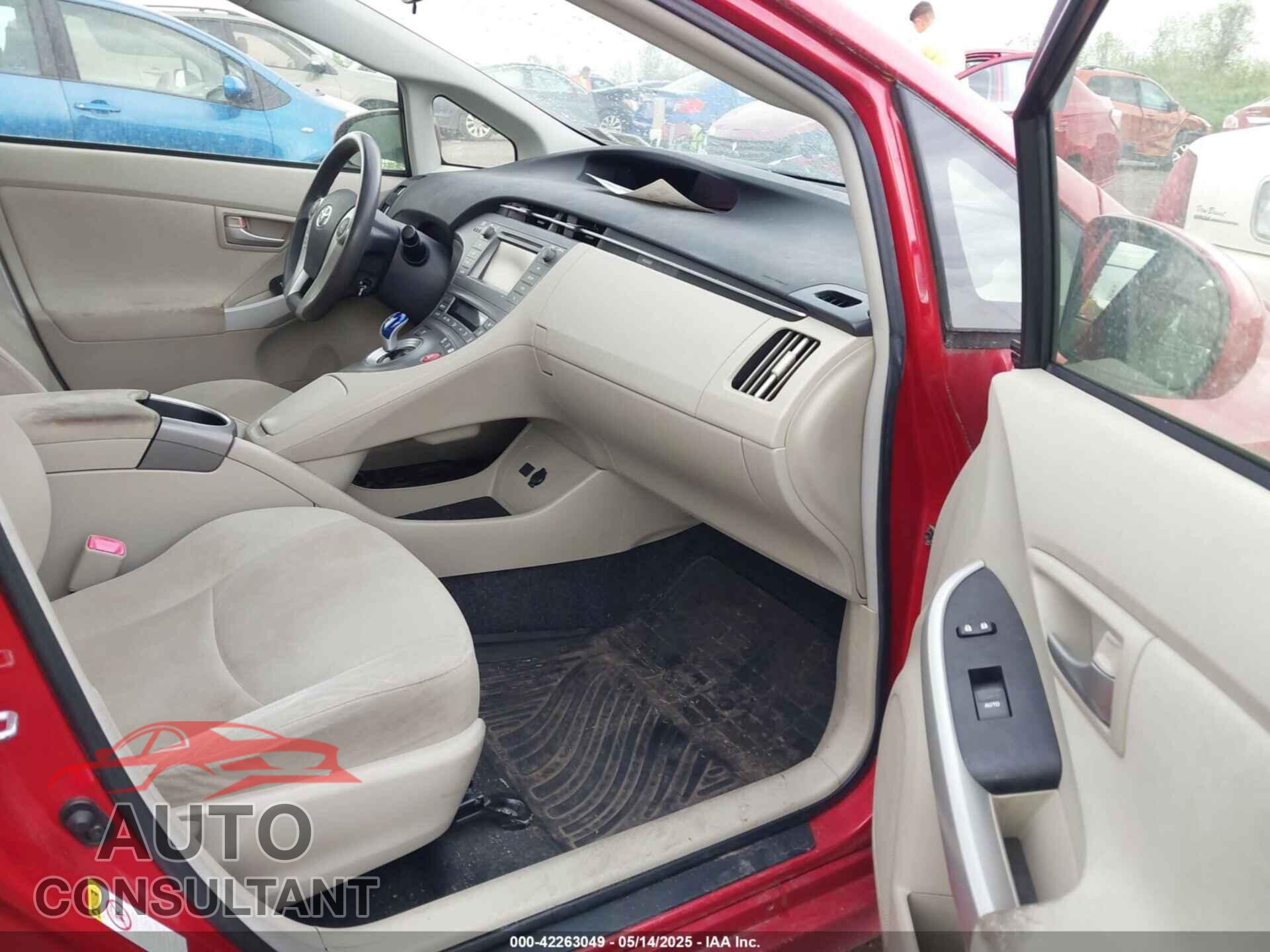 TOYOTA PRIUS 2012 - JTDKN3DU9C1605965