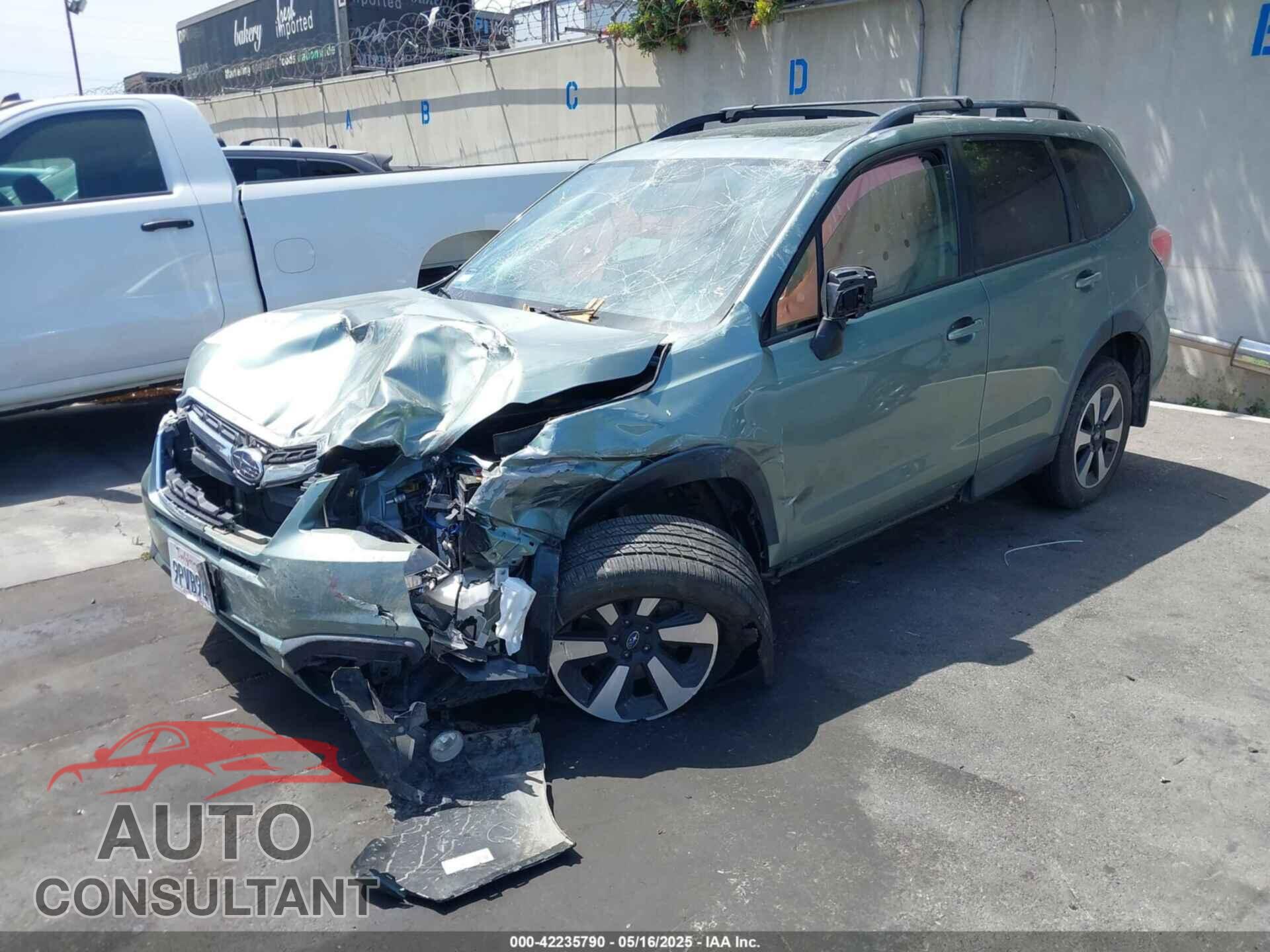 SUBARU FORESTER 2018 - JF2SJAEC1JH503295