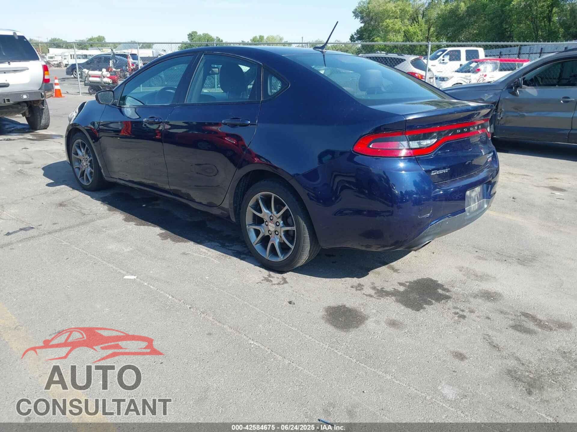DODGE DART 2014 - 1C3CDFBB5ED697396