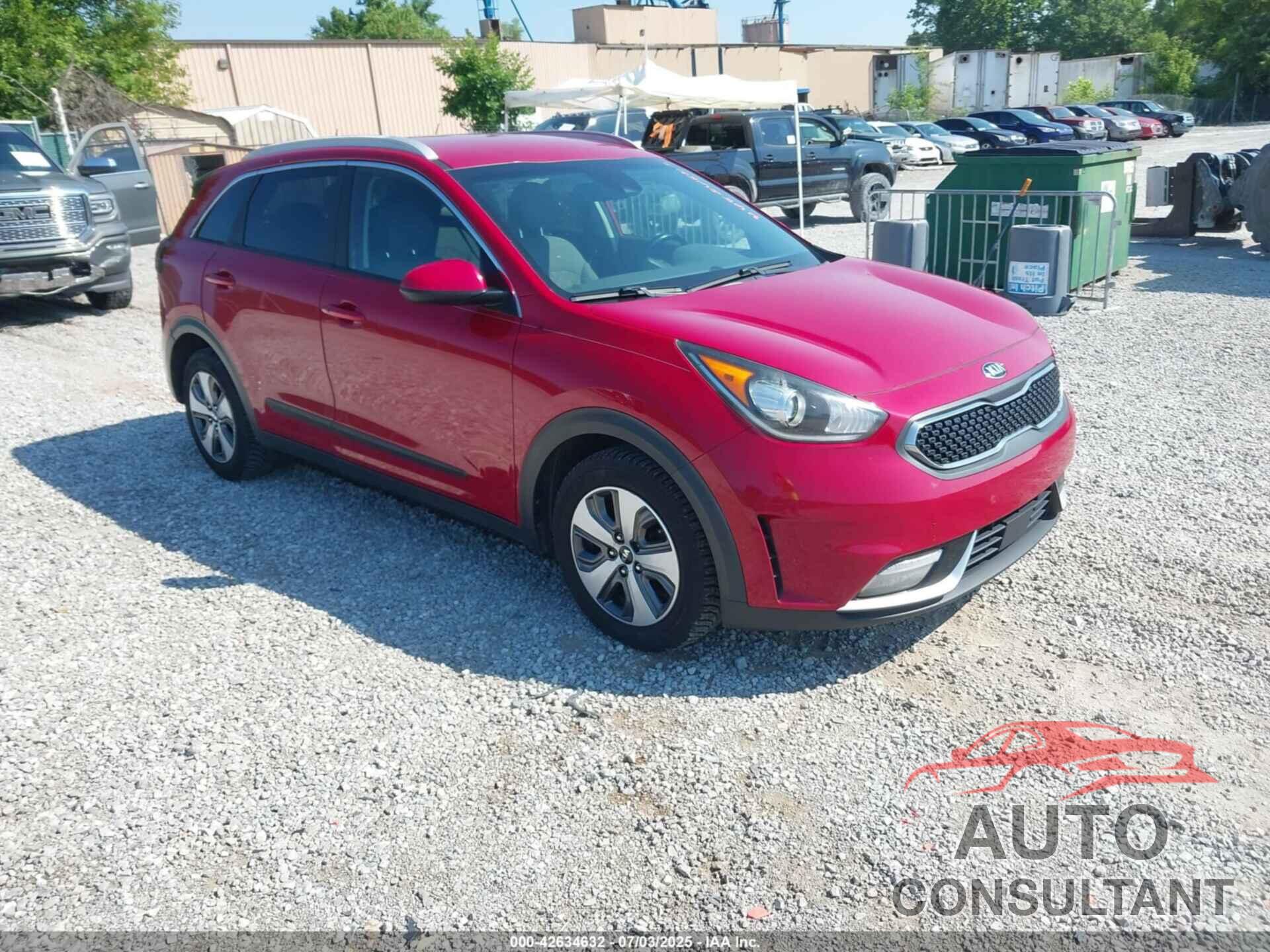 KIA NIRO 2018 - KNDCB3LC8J5161912