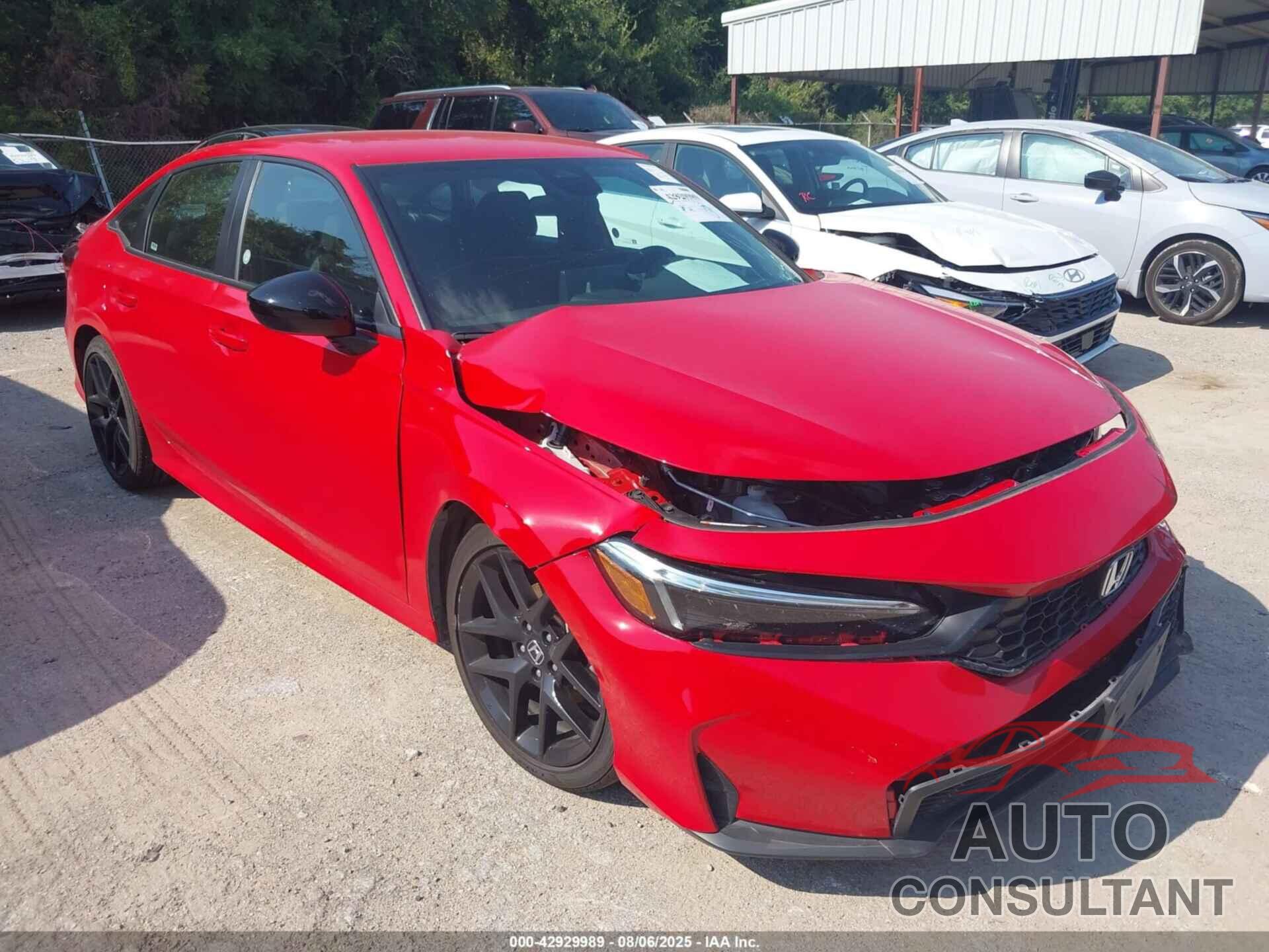 HONDA CIVIC 2025 - 2HGFE2F52SH563061