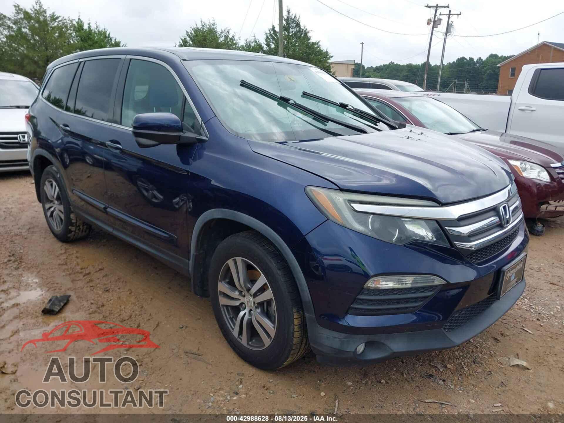 HONDA PILOT 2017 - 5FNYF6H54HB096412