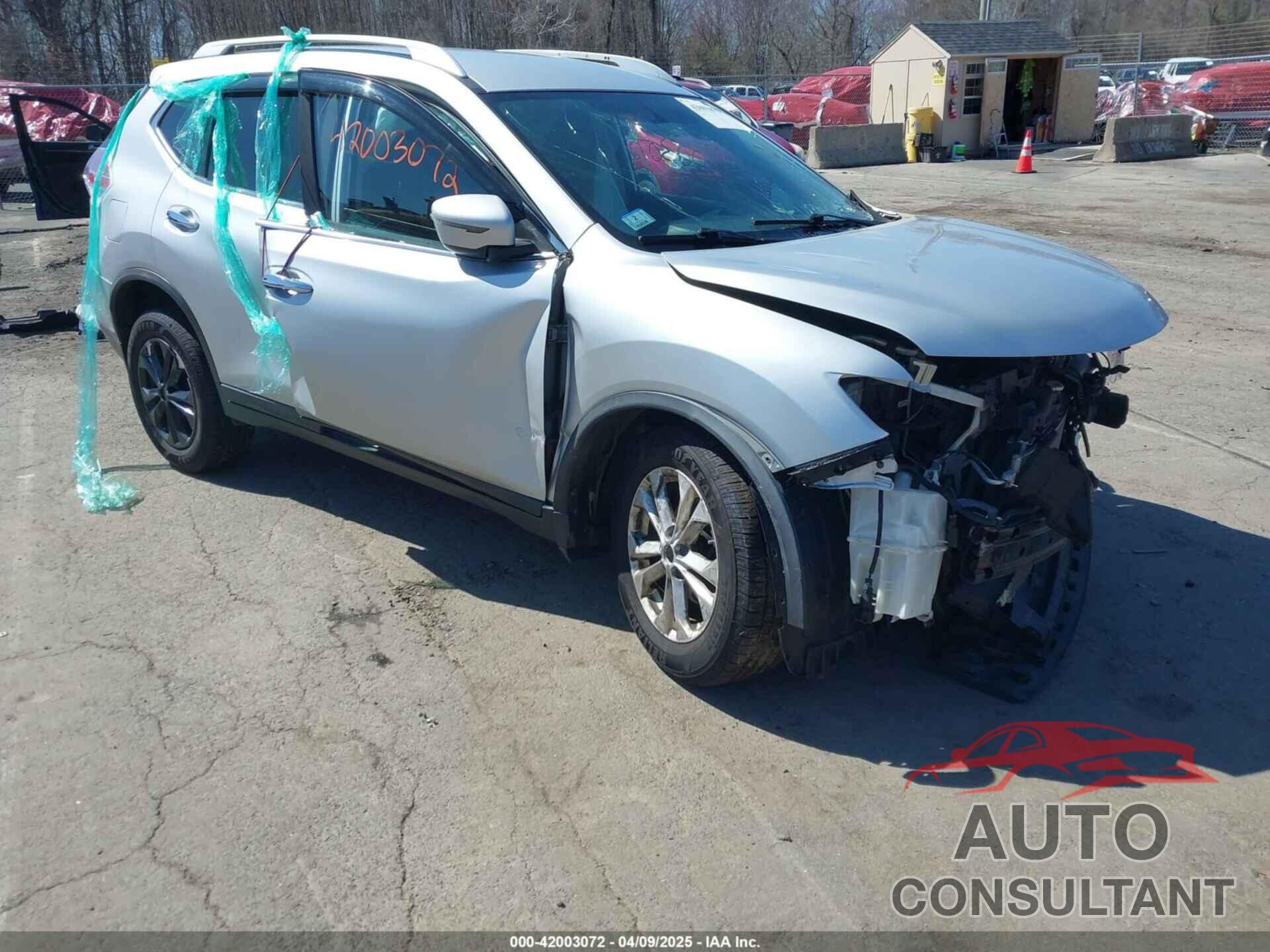 NISSAN ROGUE 2016 - KNMAT2MV8GP654453