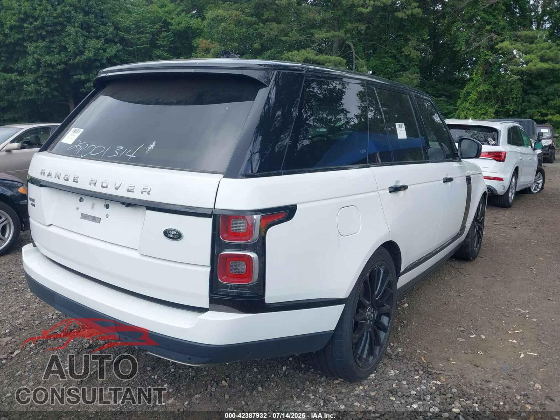 LAND ROVER RANGE ROVER 2020 - SALGS2SE5LA401791