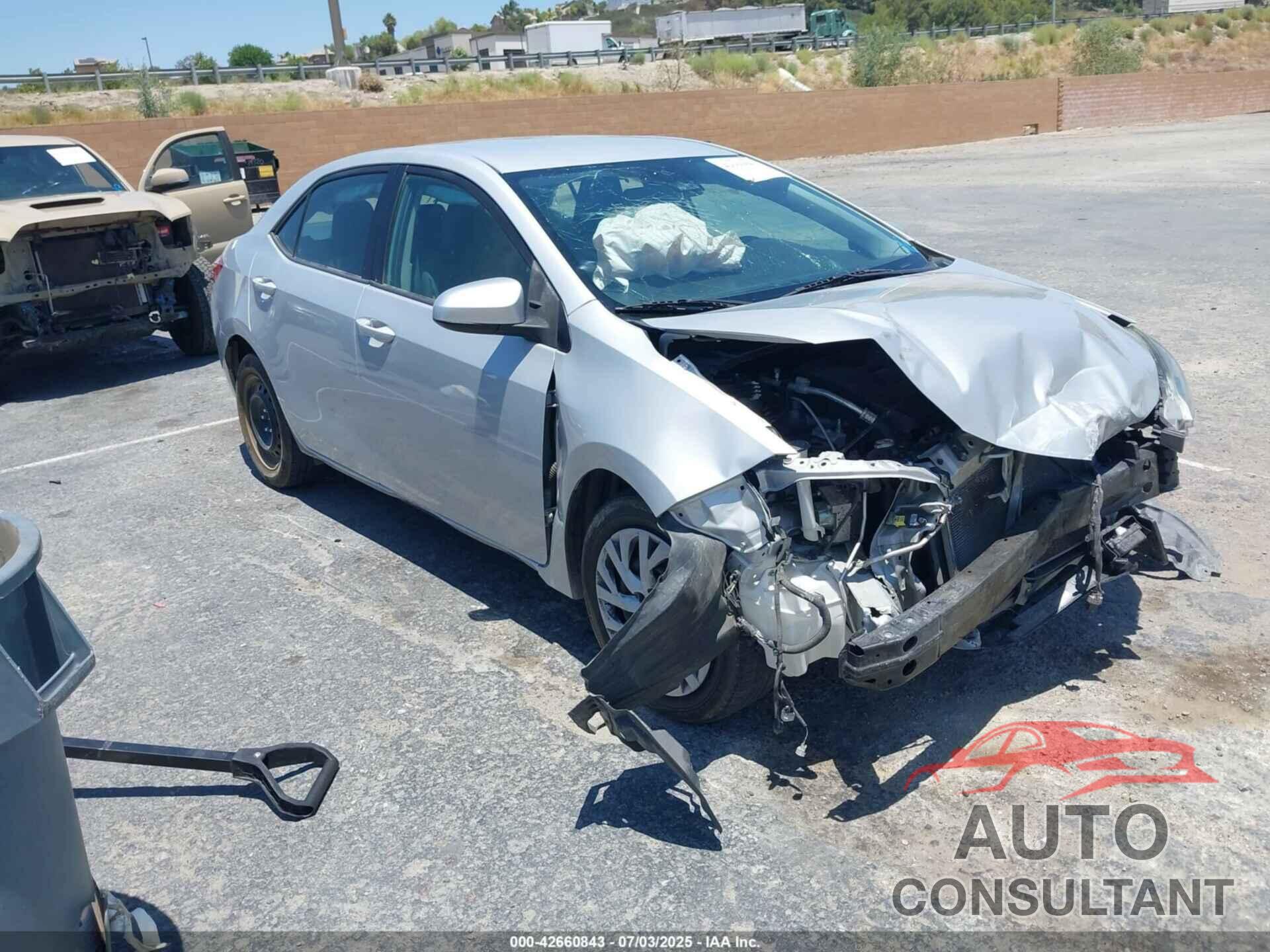TOYOTA COROLLA 2019 - 2T1BURHEXKC200863
