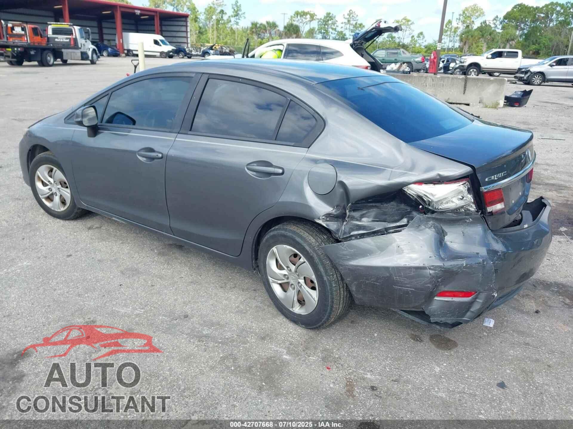 HONDA CIVIC 2013 - 19XFB2F54DE095100