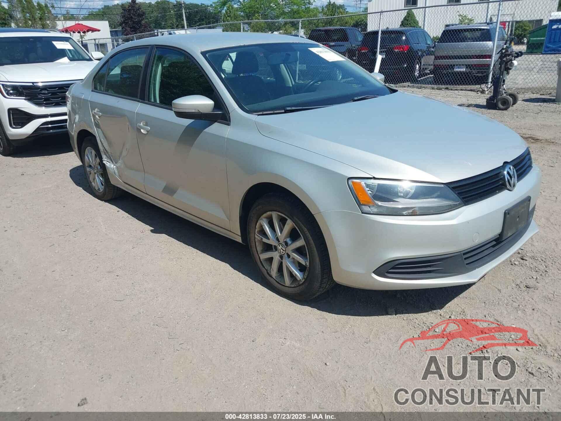 VOLKSWAGEN JETTA 2012 - 3VWDP7AJ8CM325023