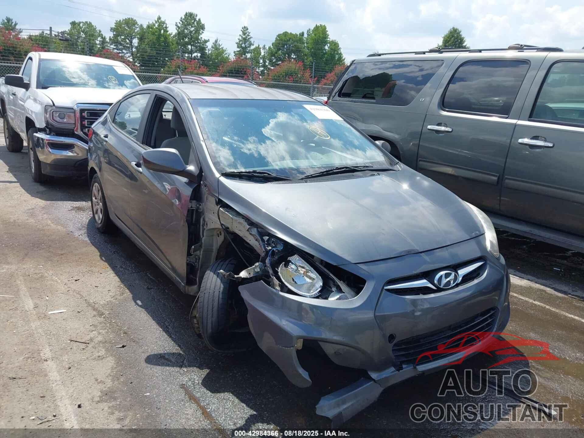 HYUNDAI ACCENT 2012 - KMHCT4AEXCU176987