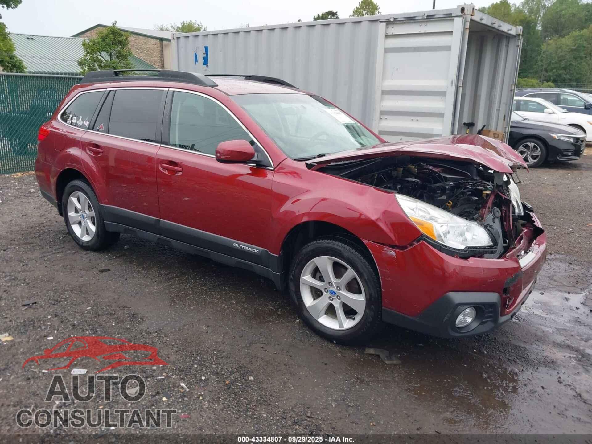SUBARU OUTBACK 2014 - 4S4BRCCCXE1234553