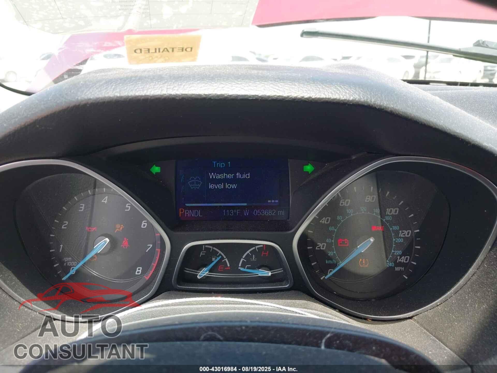 FORD FOCUS 2013 - 1FADP3F23DL381280