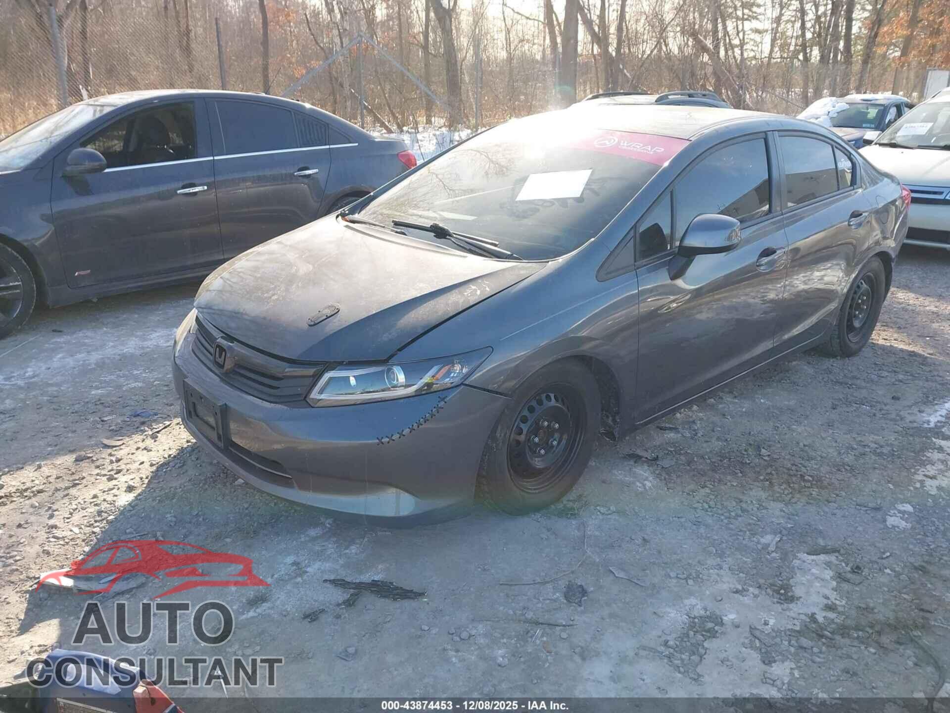 HONDA CIVIC 2012 - 19XFB2E50CE027604