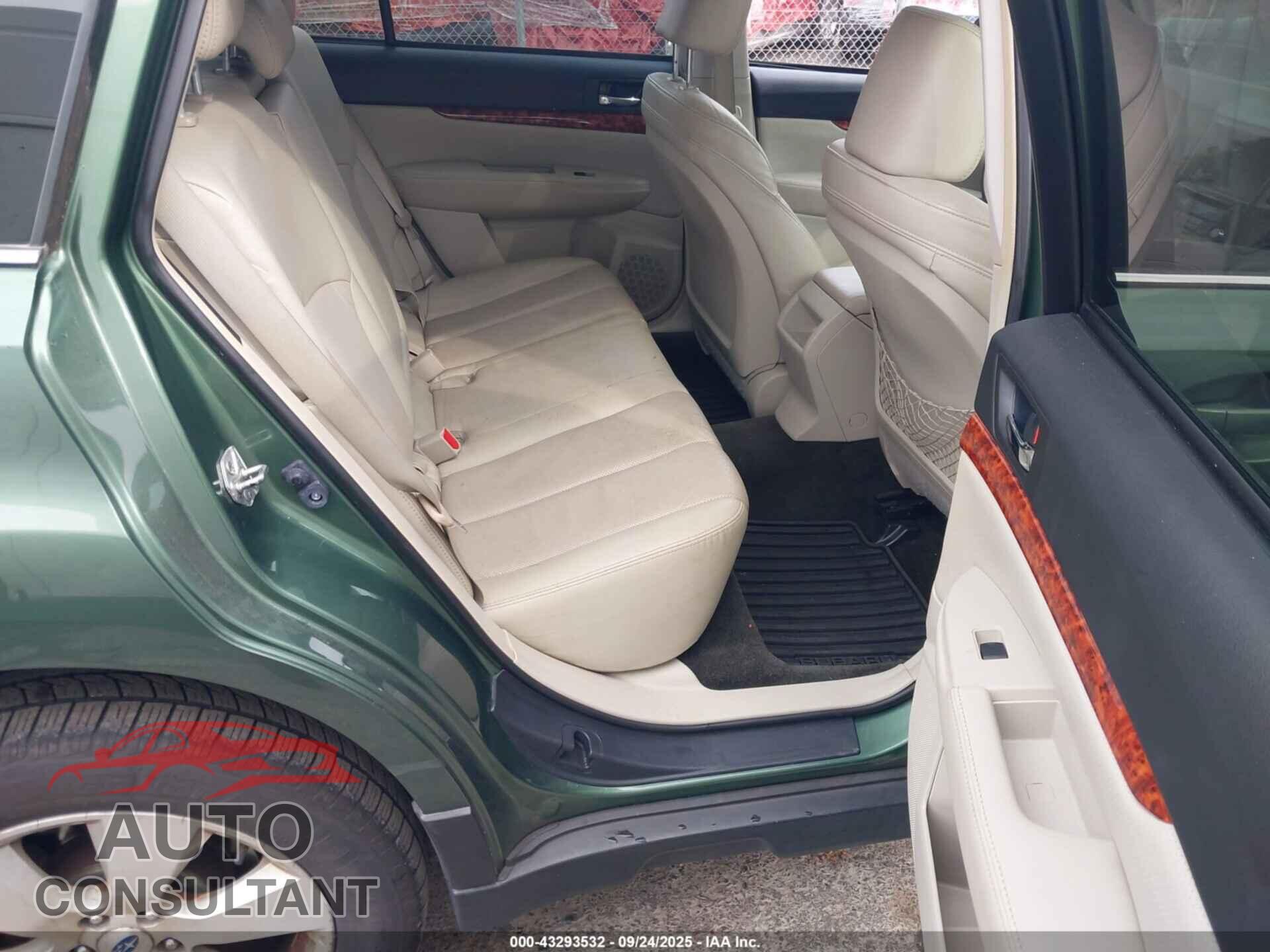 SUBARU OUTBACK 2012 - 4S4BRBLC9C3248732