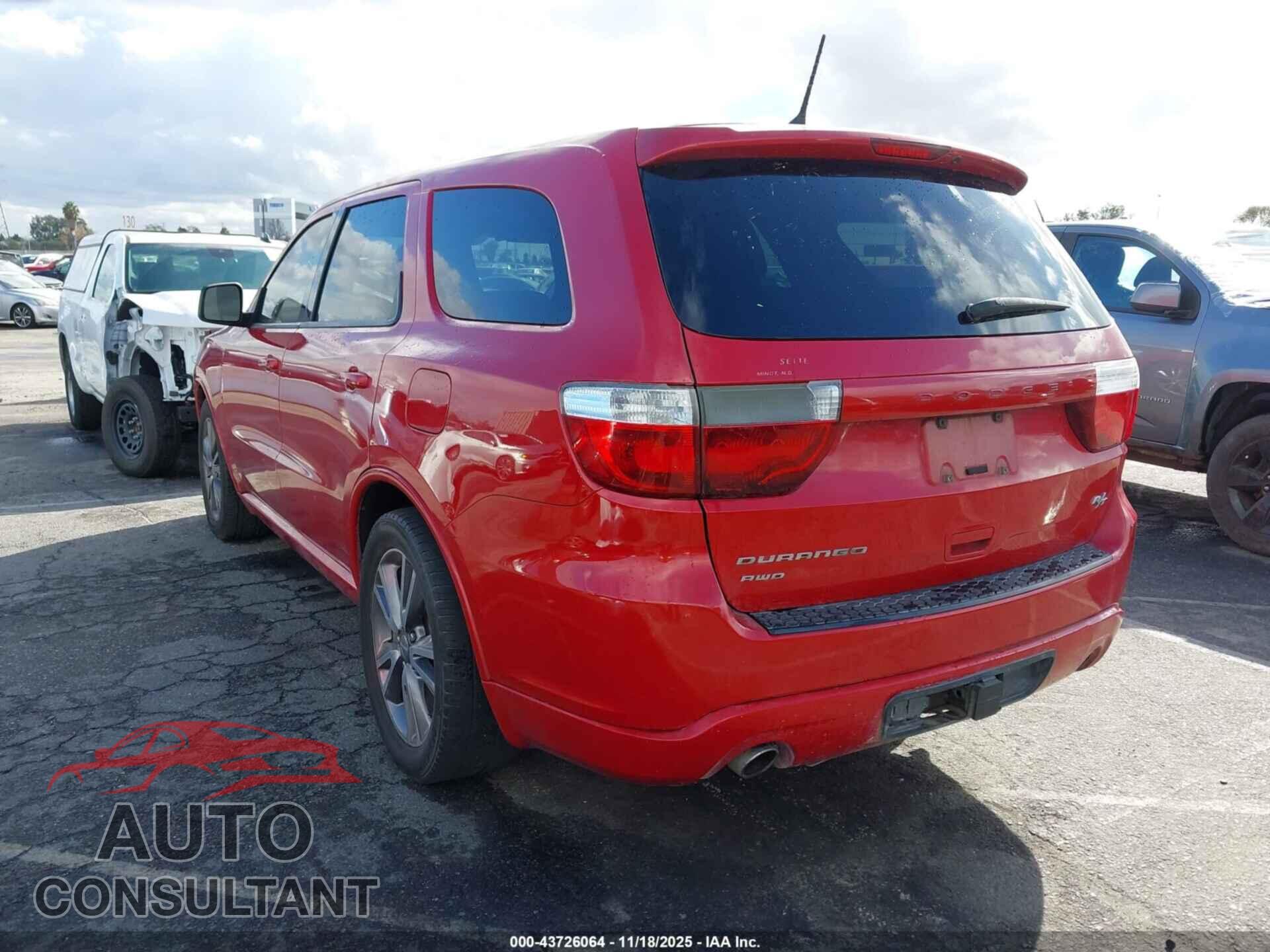 DODGE DURANGO 2013 - 1C4SDJCT6DC674327